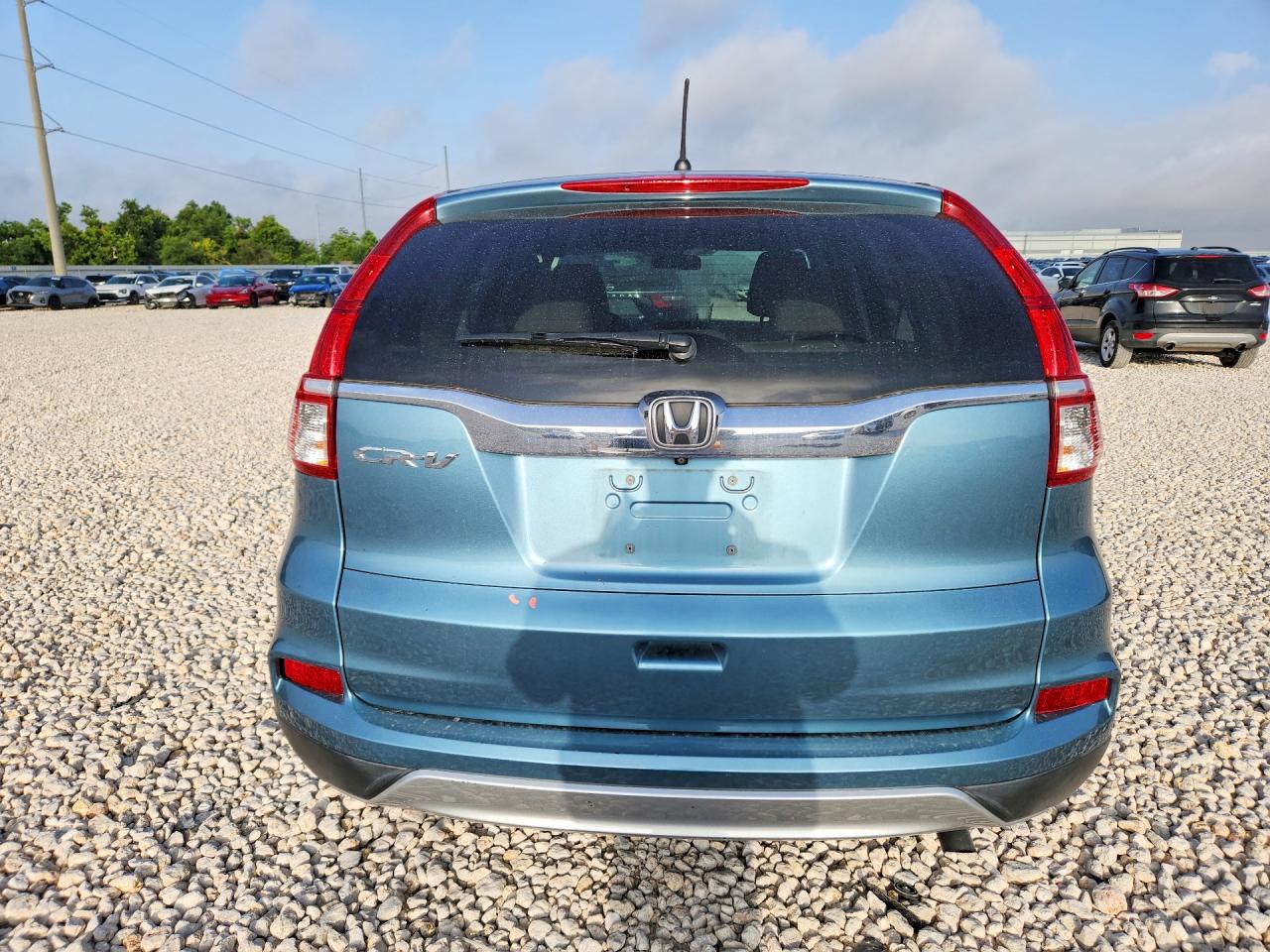 2015 Honda Cr-v Ex Blue vin: 2HKRM3H55FH523538