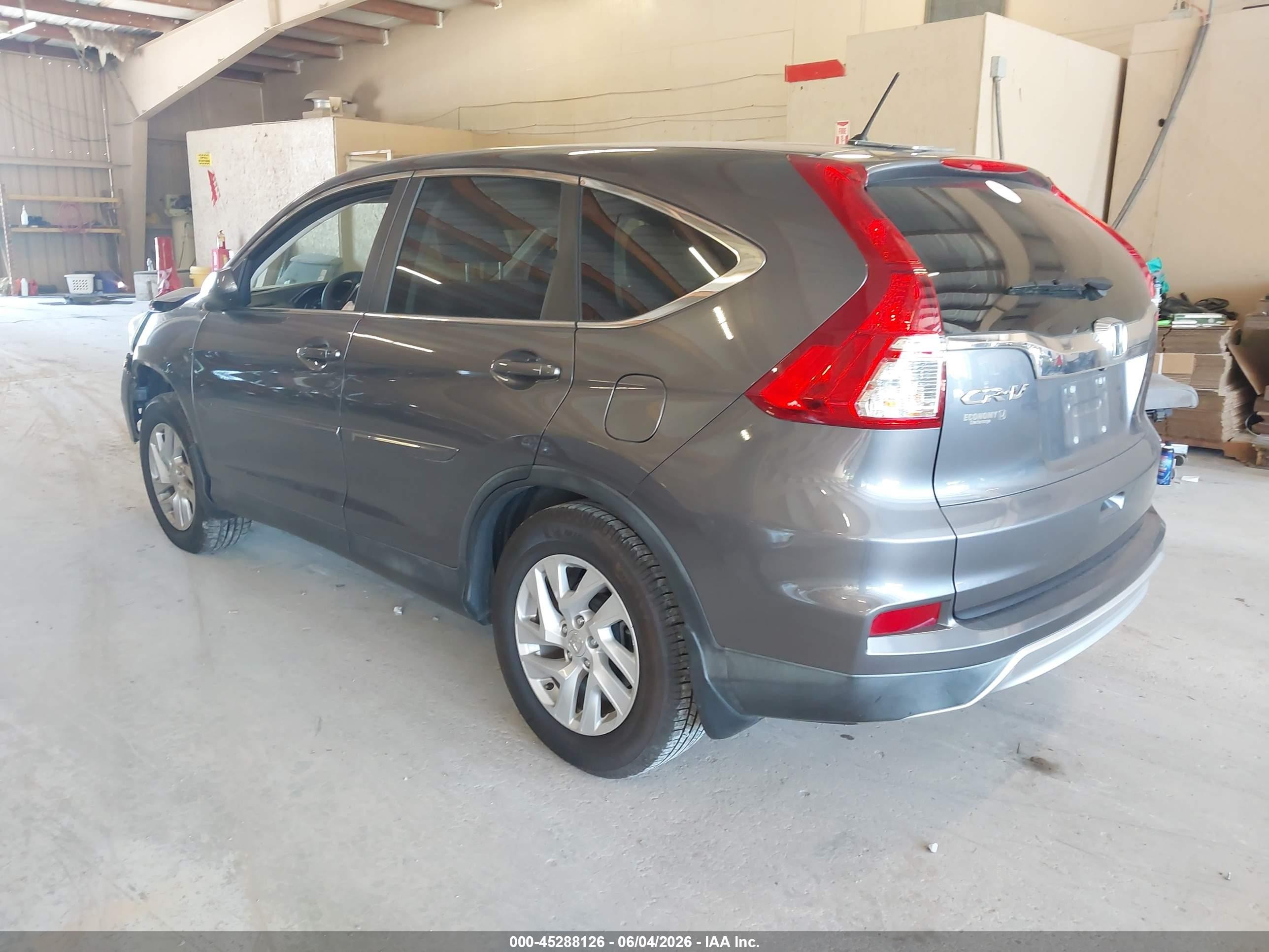 2015 Honda Cr-v Ex Gray vin: 2HKRM3H55FH538573