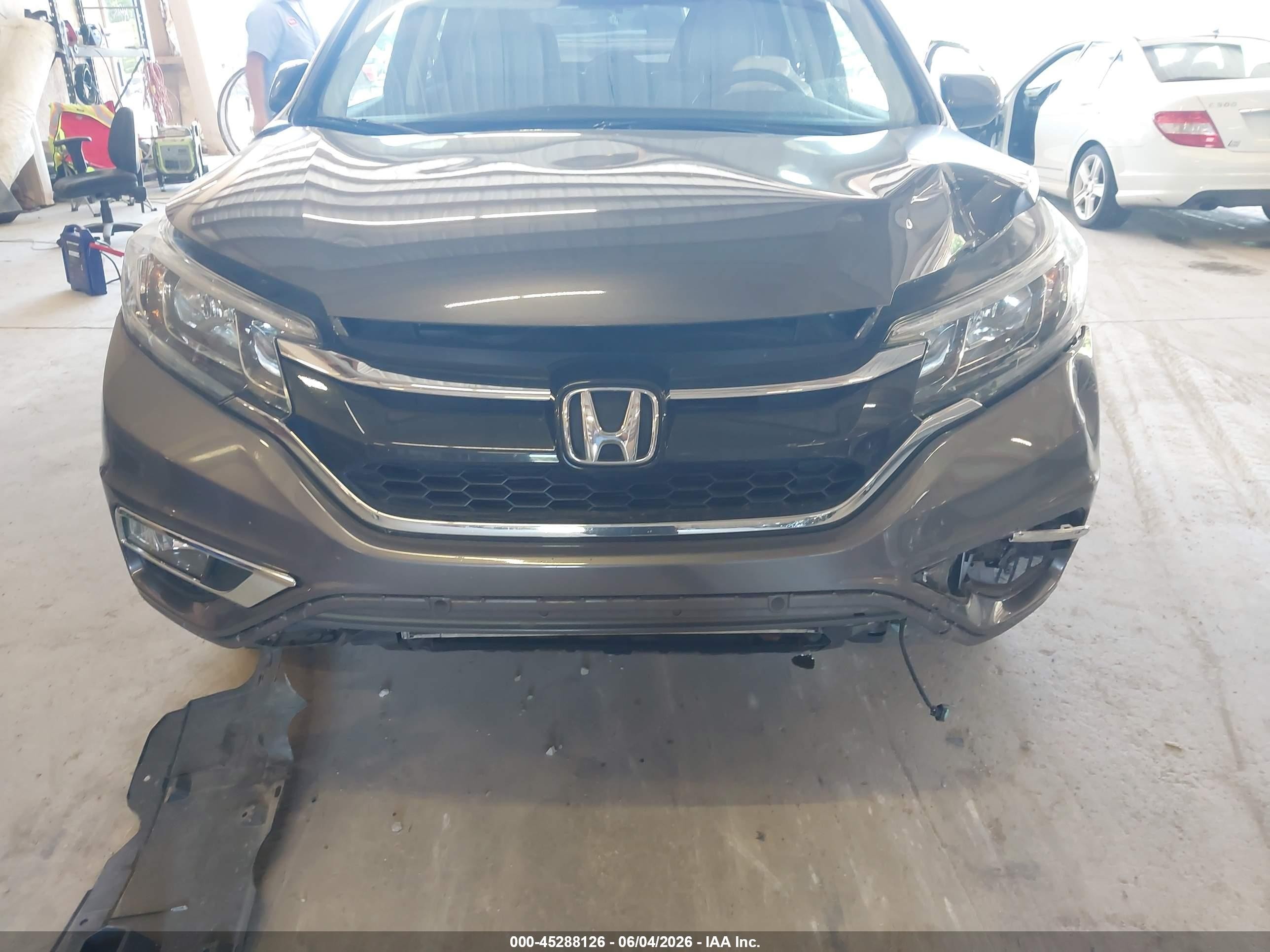 2015 Honda Cr-v Ex Gray vin: 2HKRM3H55FH538573