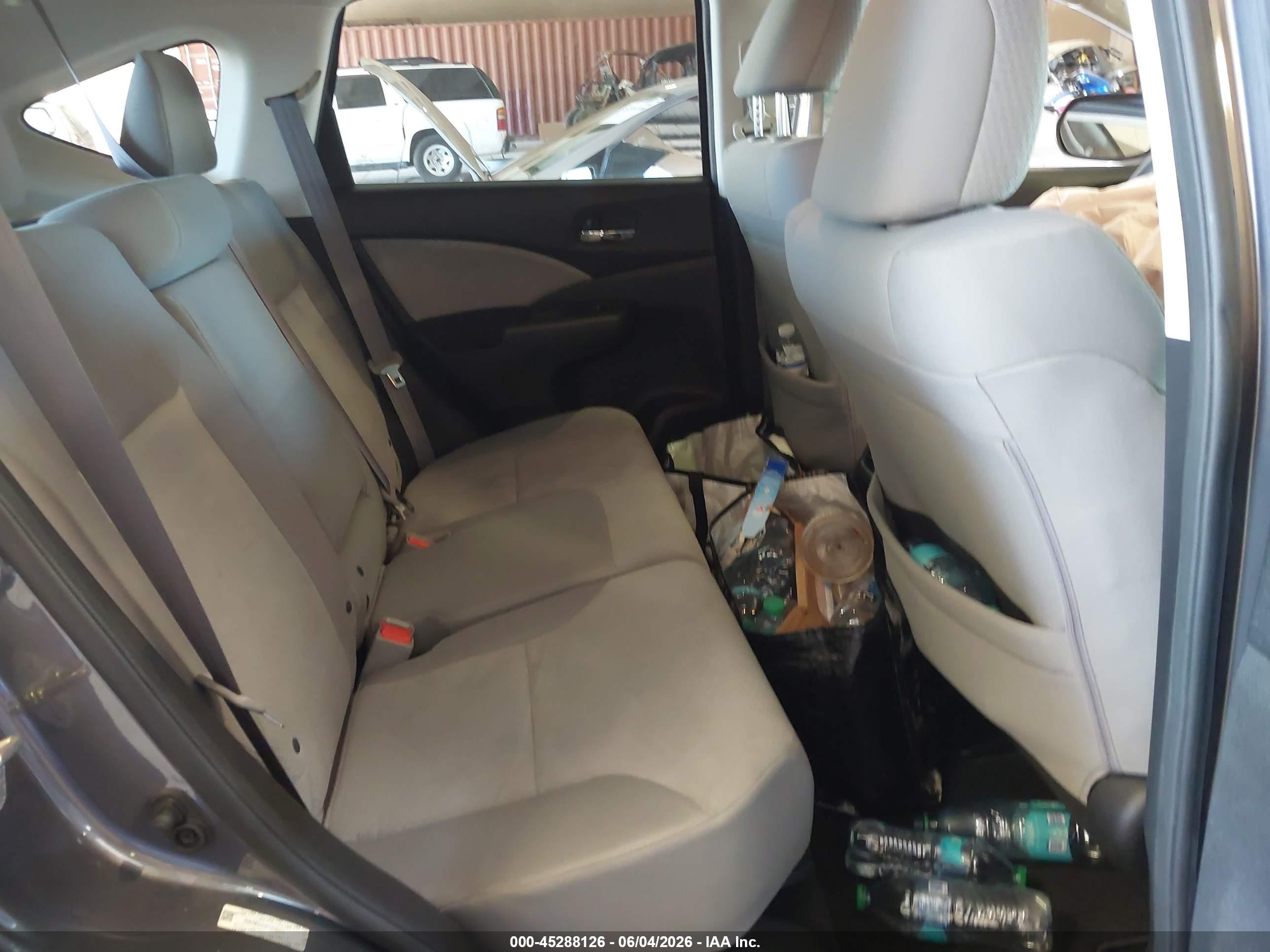 2015 Honda Cr-v Ex Gray vin: 2HKRM3H55FH538573
