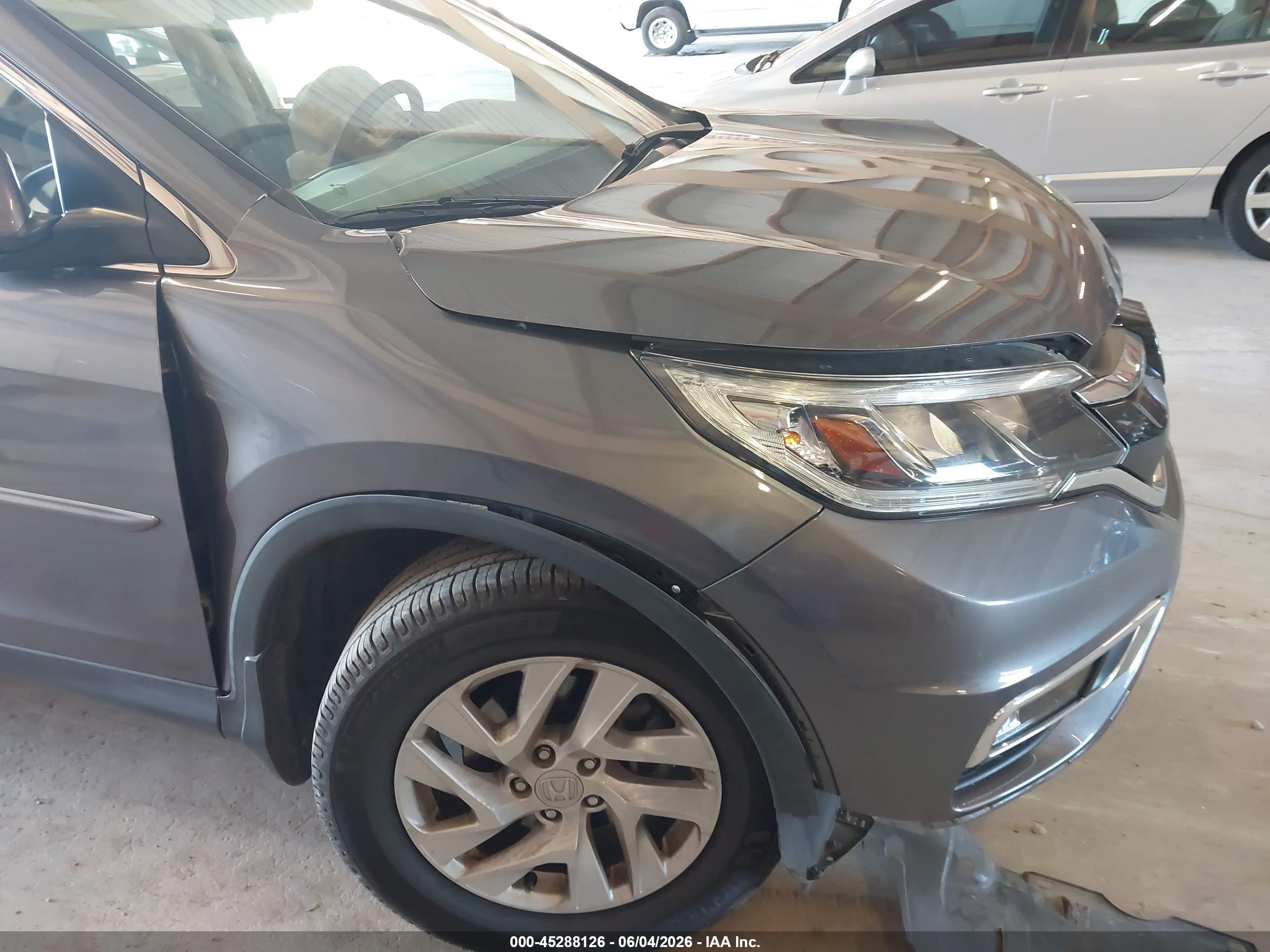 2015 Honda Cr-v Ex Gray vin: 2HKRM3H55FH538573