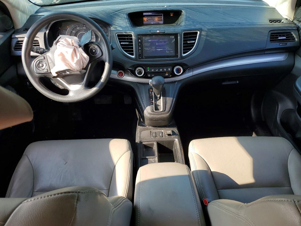 2015 Honda Cr-v Ex Gray vin: 2HKRM3H55FH545314