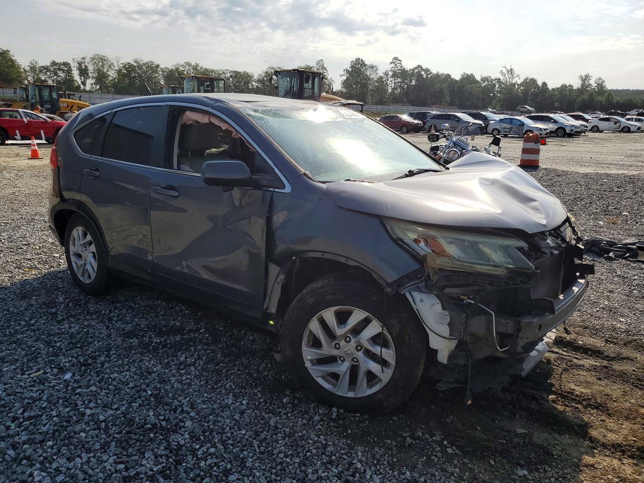 2015 Honda Cr-v Ex Gray vin: 2HKRM3H55FH545314