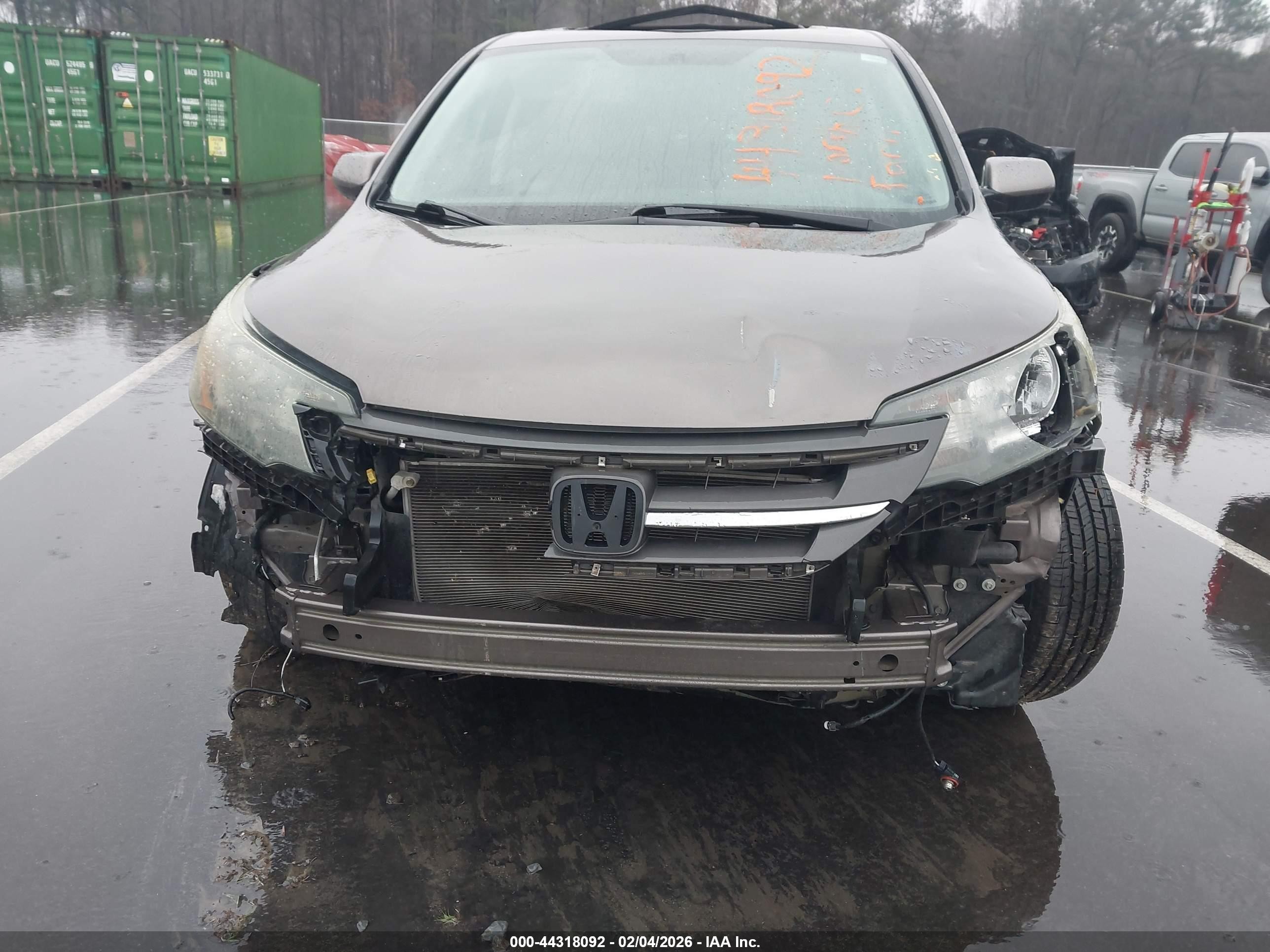 2014 Honda Cr-v Ex Silver vin: 2HKRM3H56EH517858