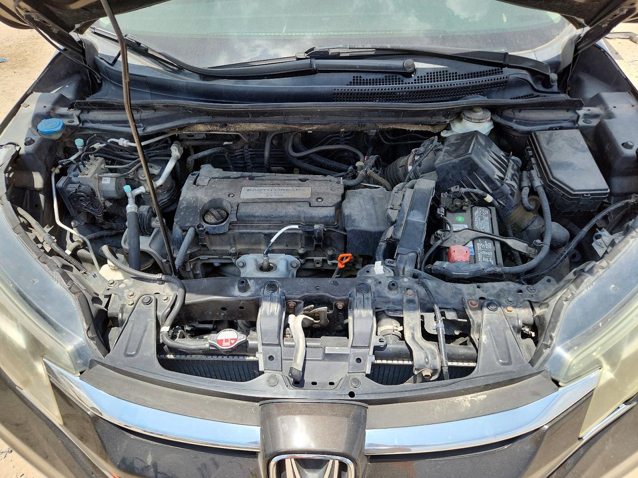 2015 Honda Cr-v Ex Brown vin: 2HKRM3H56FH503069