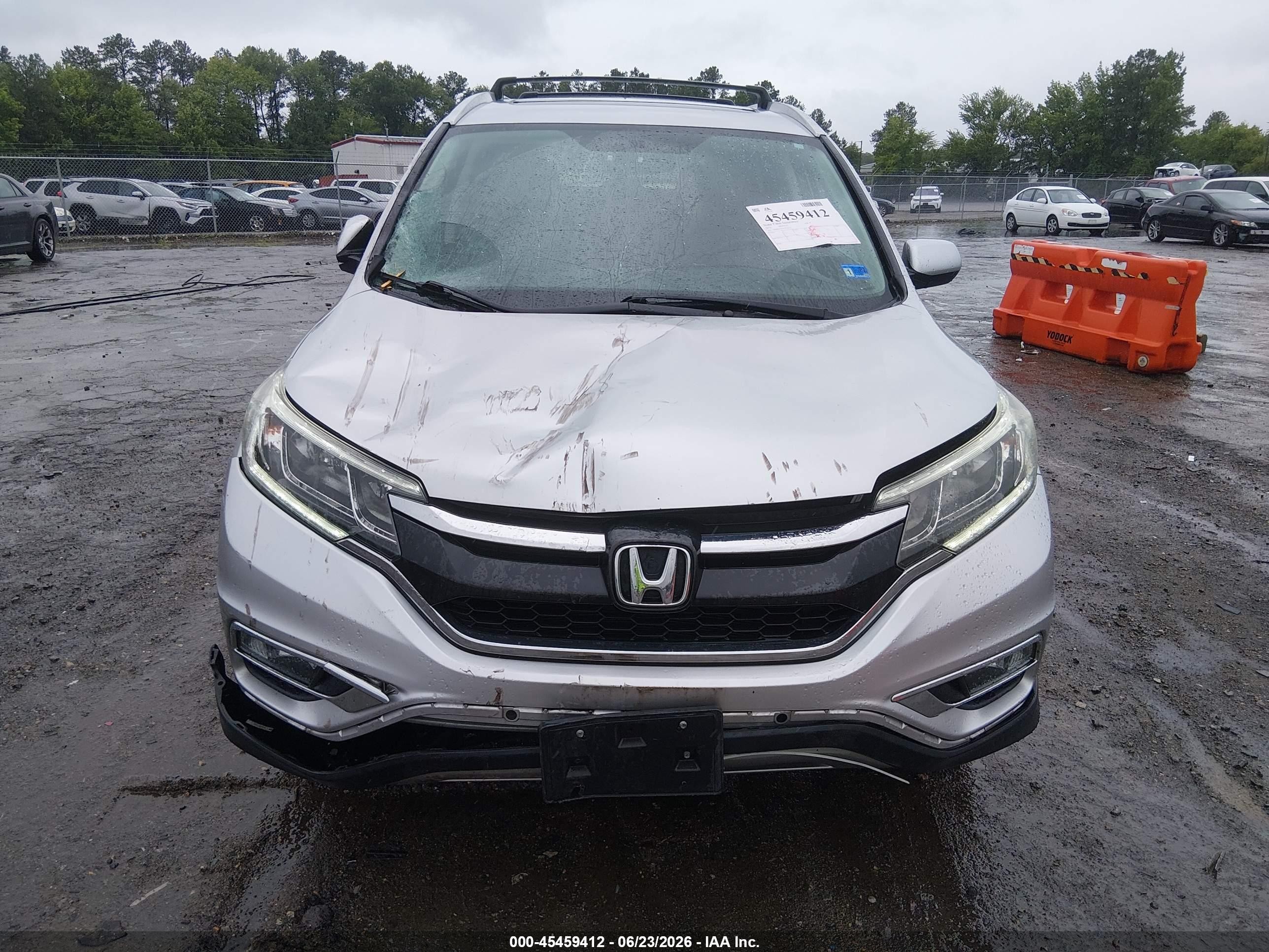 2015 Honda Cr-v Ex Серебряный vin: 2HKRM3H56FH522219