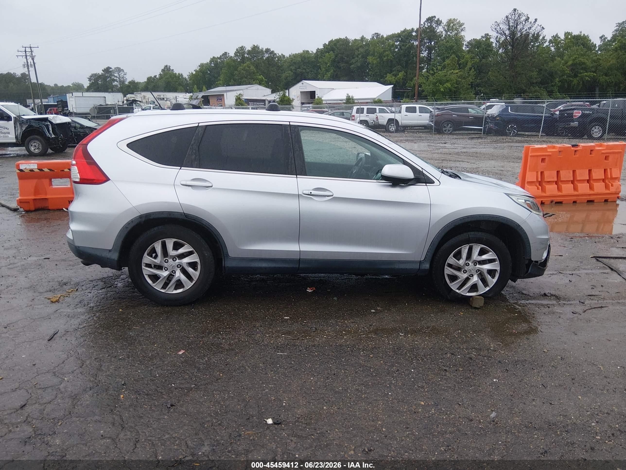 2015 Honda Cr-v Ex Серебряный vin: 2HKRM3H56FH522219