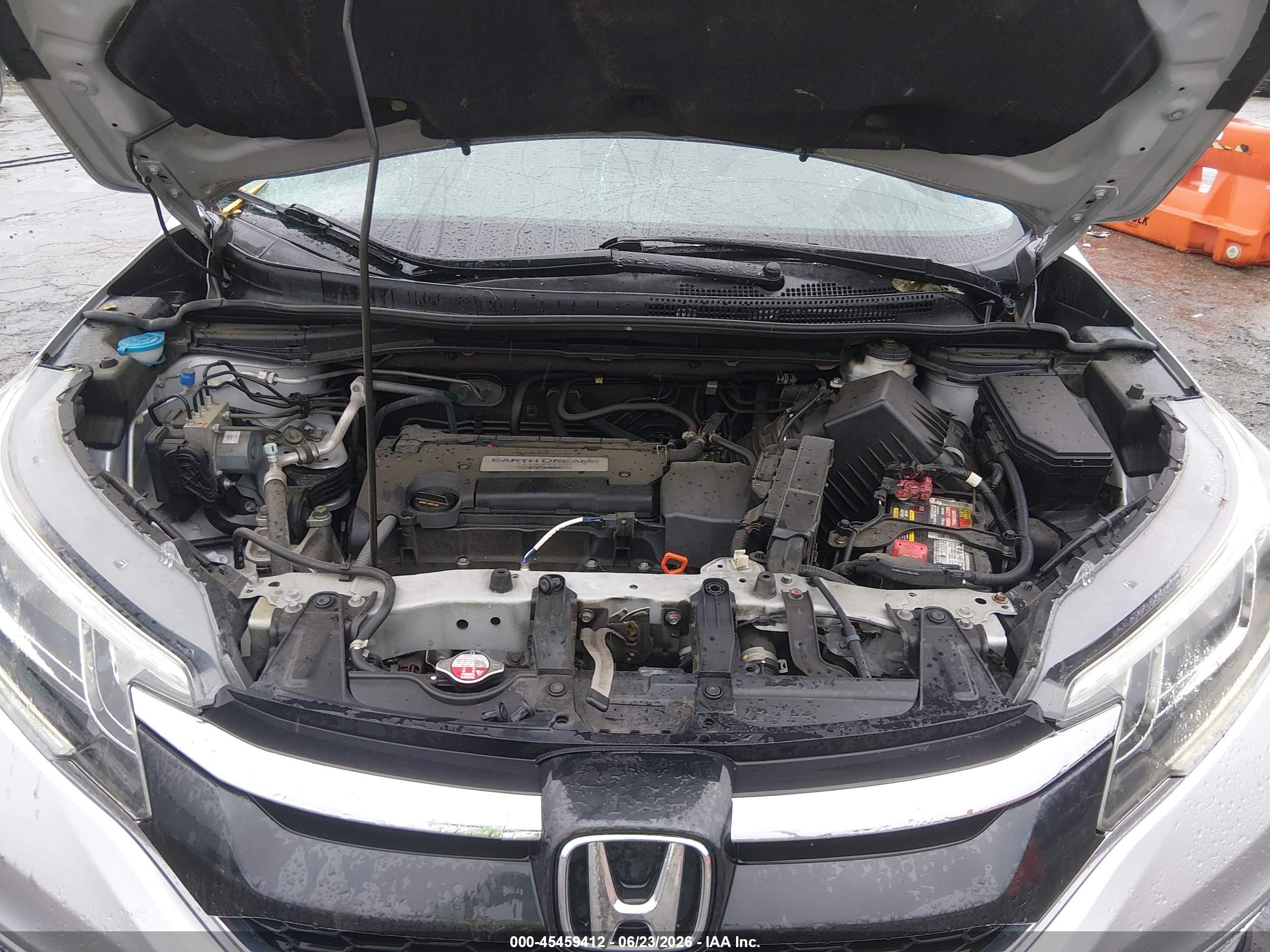 2015 Honda Cr-v Ex Серебряный vin: 2HKRM3H56FH522219