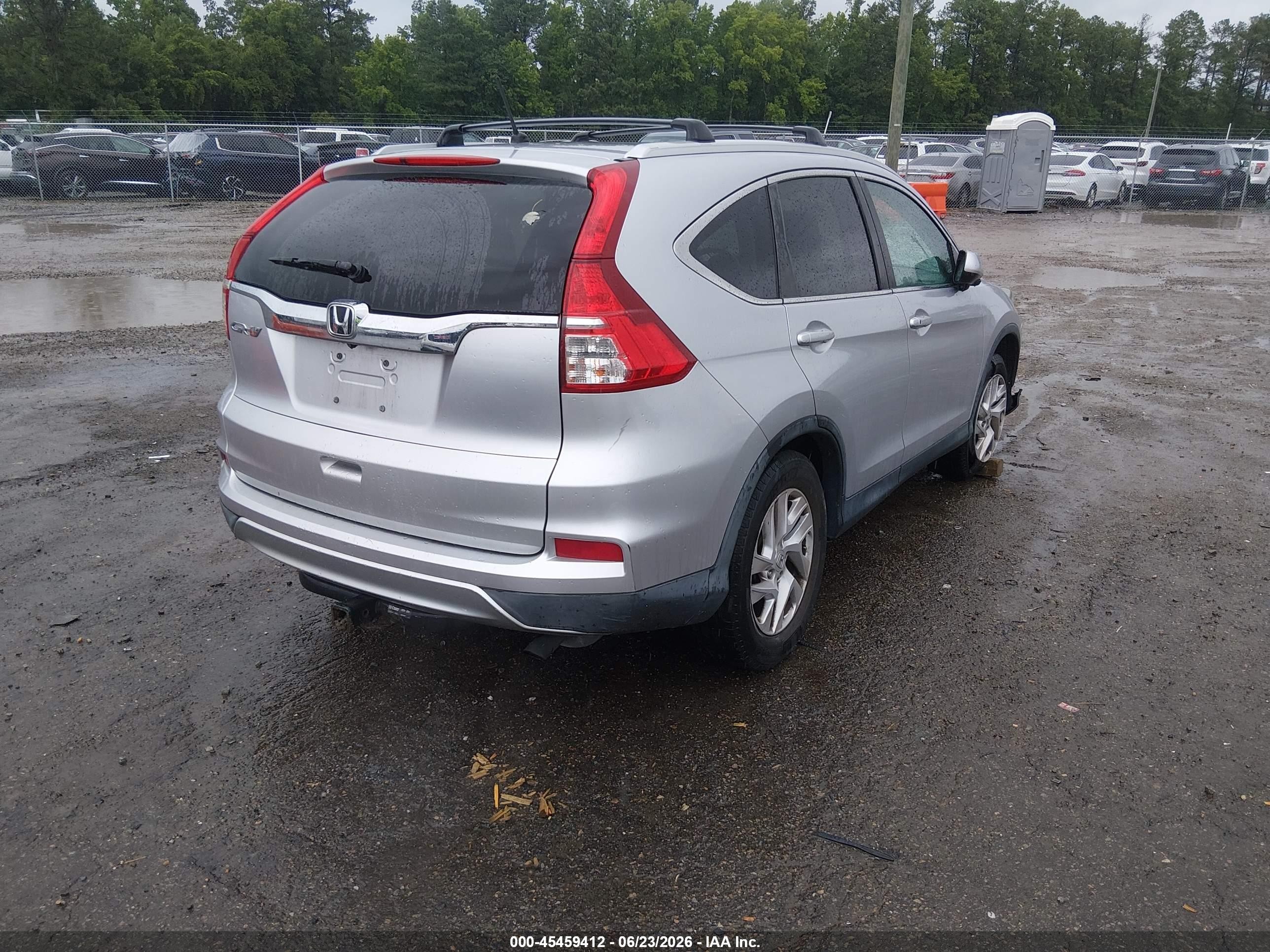 2015 Honda Cr-v Ex Серебряный vin: 2HKRM3H56FH522219