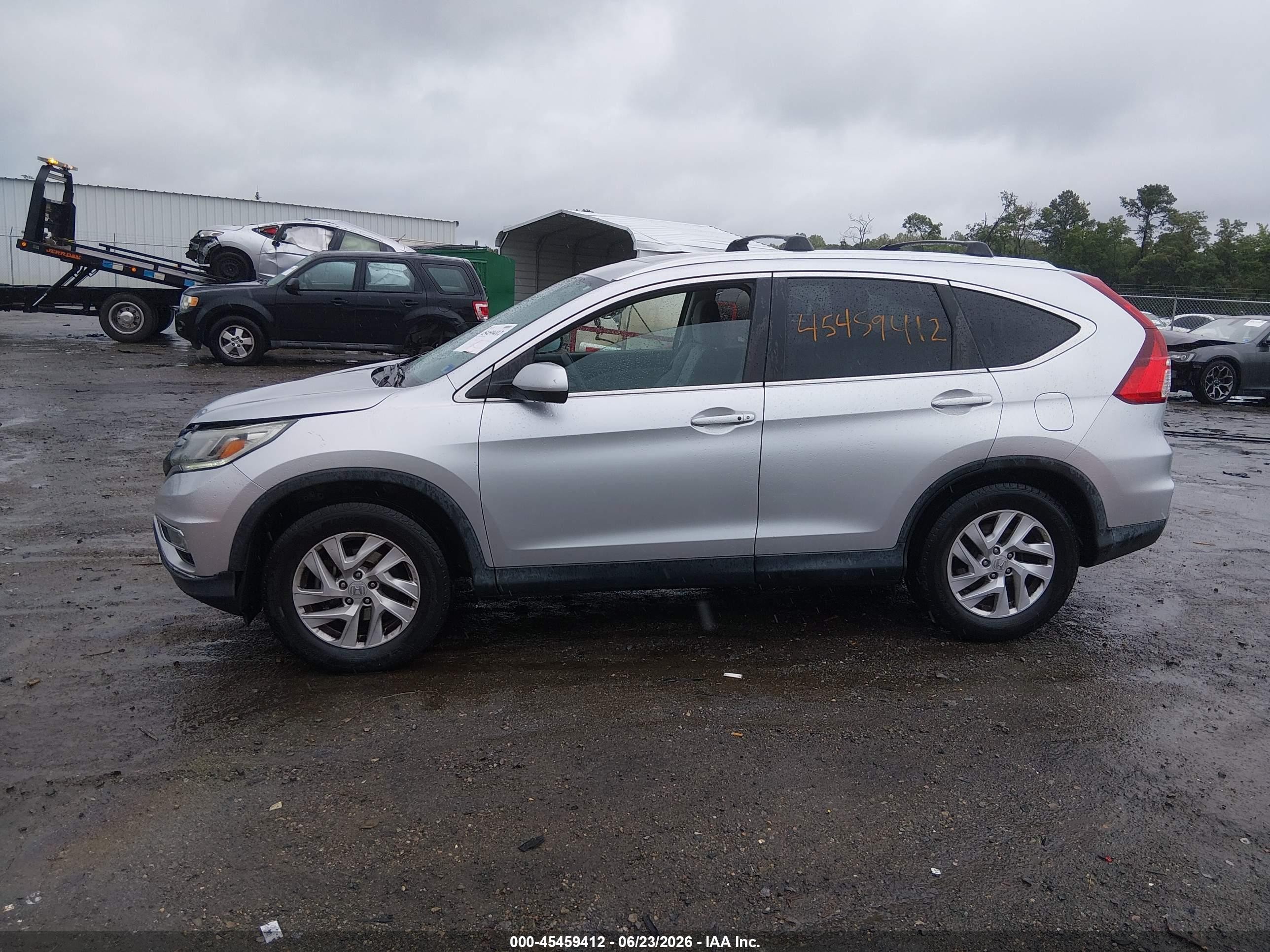 2015 Honda Cr-v Ex Серебряный vin: 2HKRM3H56FH522219