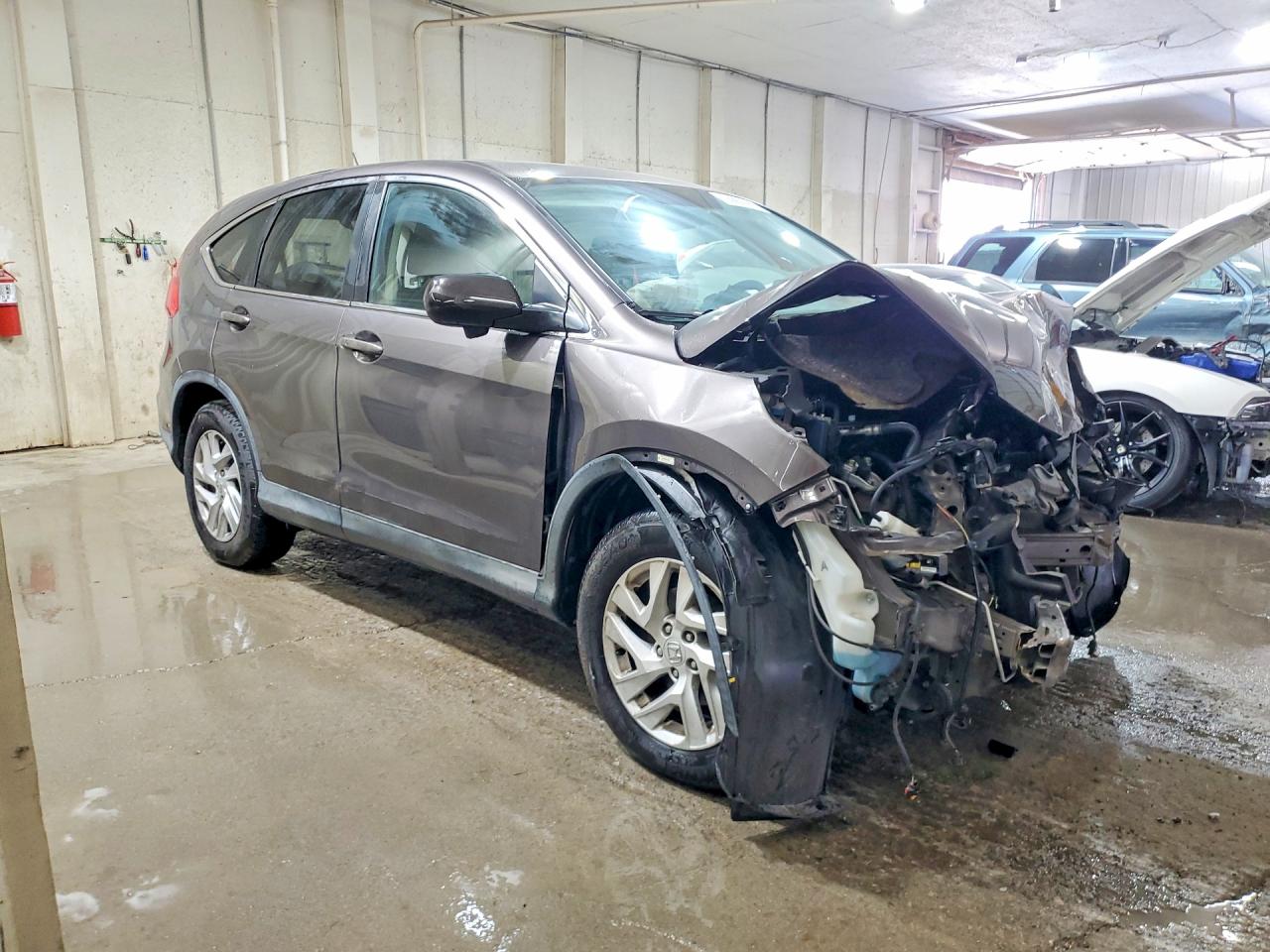 2015 Honda Cr-v Ex Серый vin: 2HKRM3H56FH532992