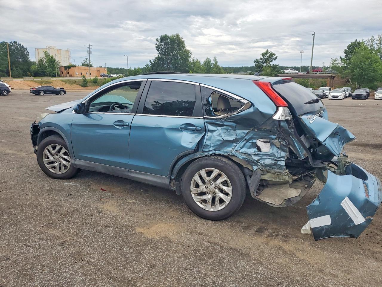 2015 Honda Cr-v Ex Turquoise vin: 2HKRM3H56FH542518
