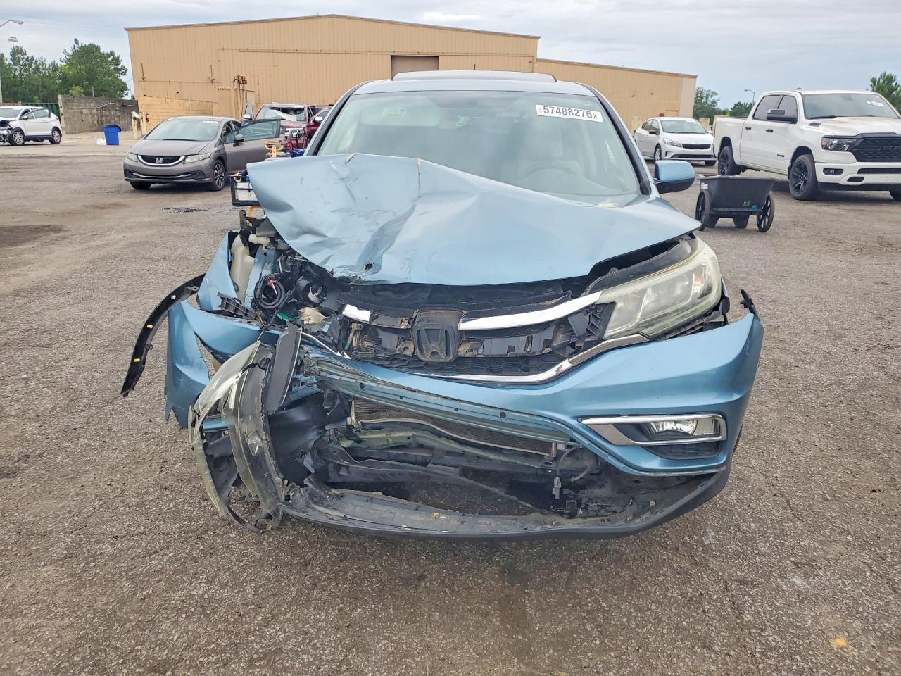 2015 Honda Cr-v Ex Turquoise vin: 2HKRM3H56FH542518