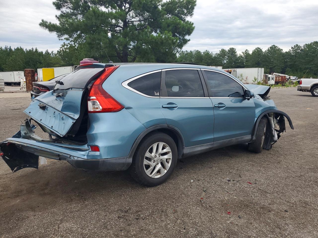 2015 Honda Cr-v Ex Turquoise vin: 2HKRM3H56FH542518