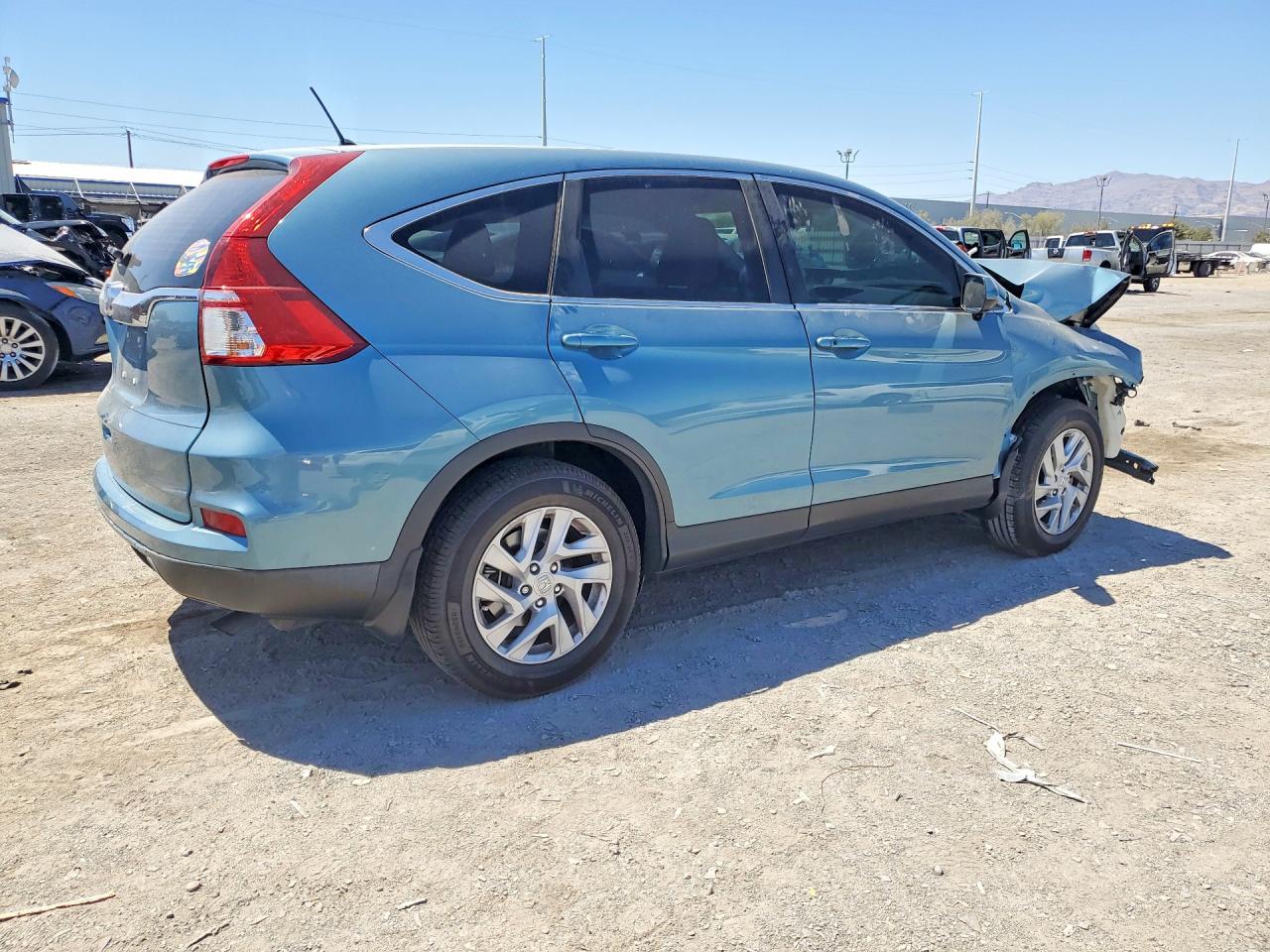 2015 Honda Cr-v Ex Blue vin: 2HKRM3H56FH545693