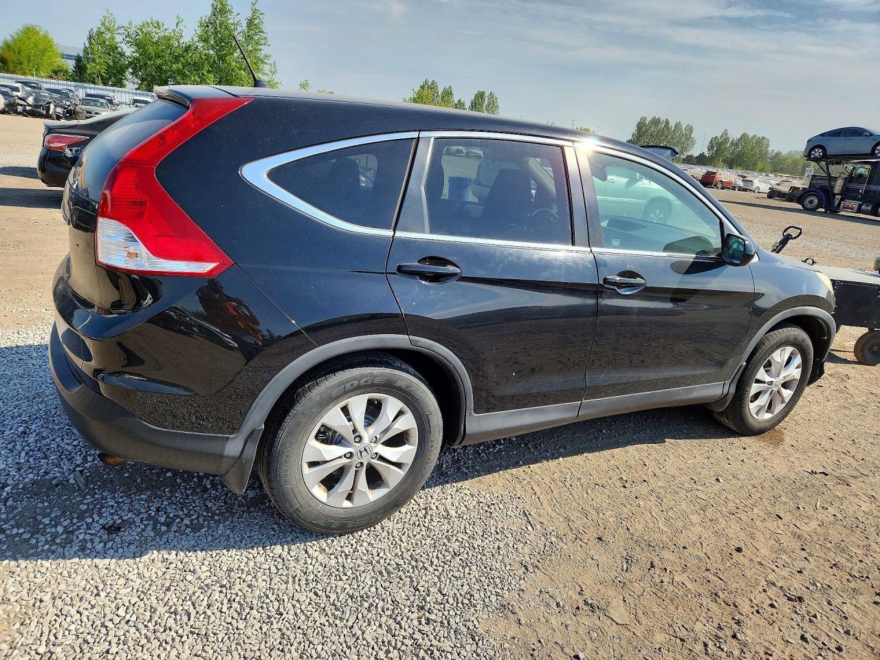 2012 Honda Cr-v Ex Black vin: 2HKRM3H57CH001599