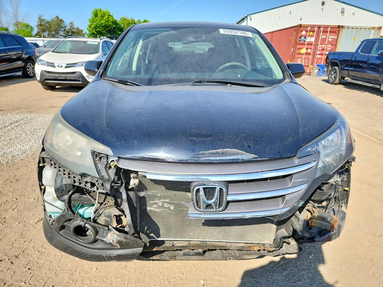 2012 Honda Cr-v Ex Black vin: 2HKRM3H57CH001599