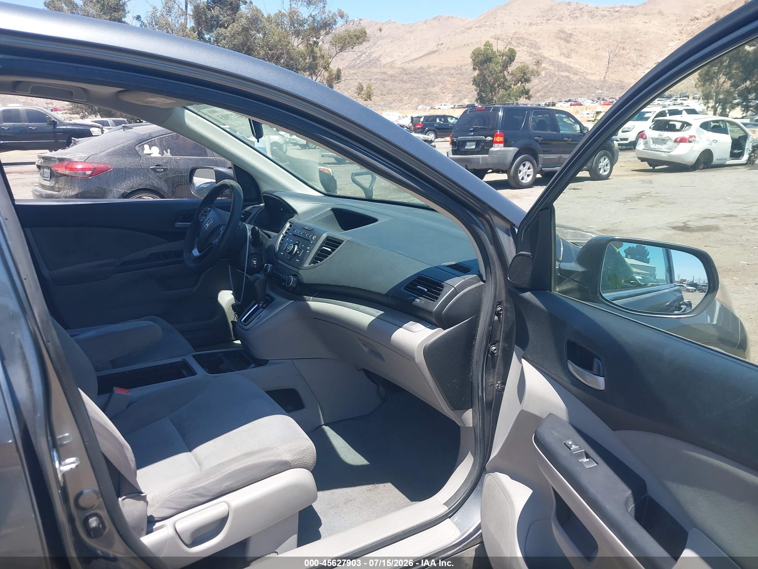 2013 Honda Cr-v Ex Gray vin: 2HKRM3H57DH512621
