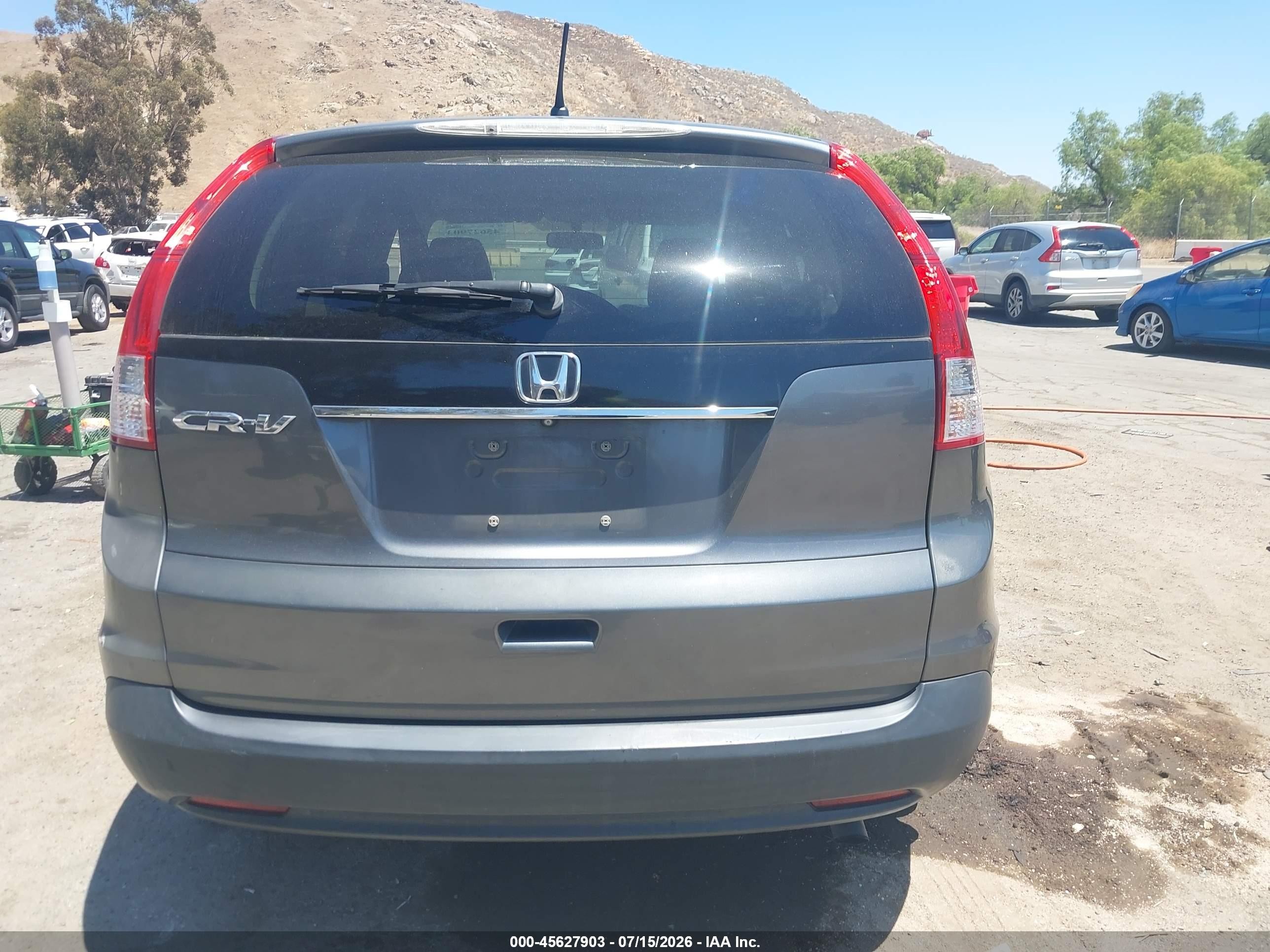 2013 Honda Cr-v Ex Gray vin: 2HKRM3H57DH512621