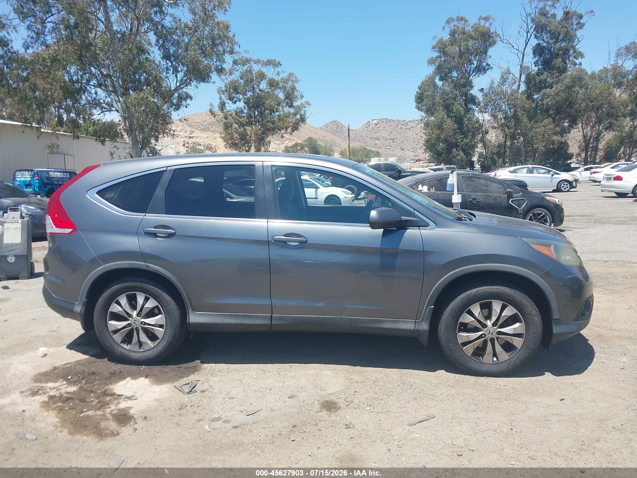 2013 Honda Cr-v Ex Gray vin: 2HKRM3H57DH512621