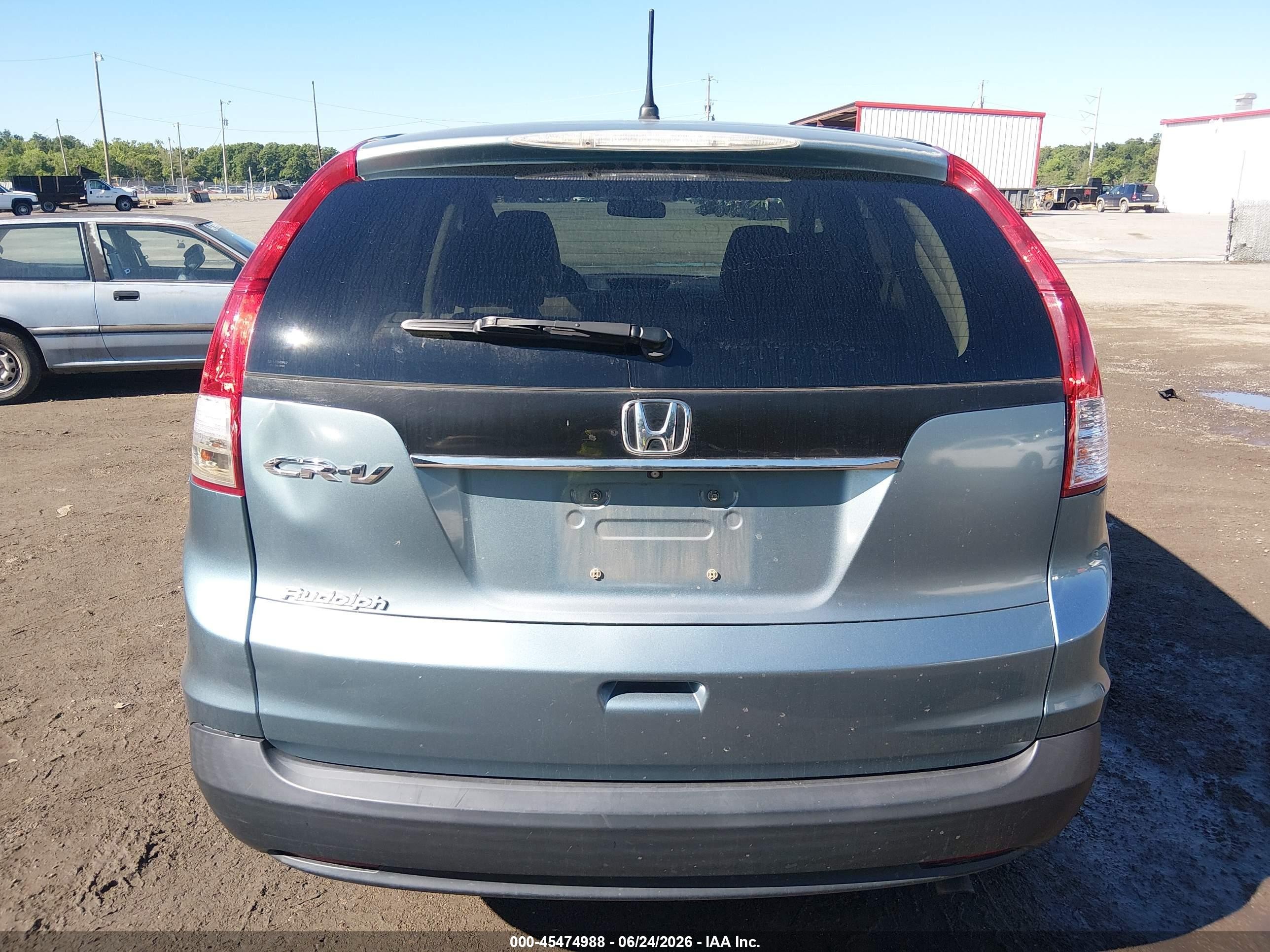 2014 Honda Cr-v Ex Turquoise vin: 2HKRM3H57EH542946