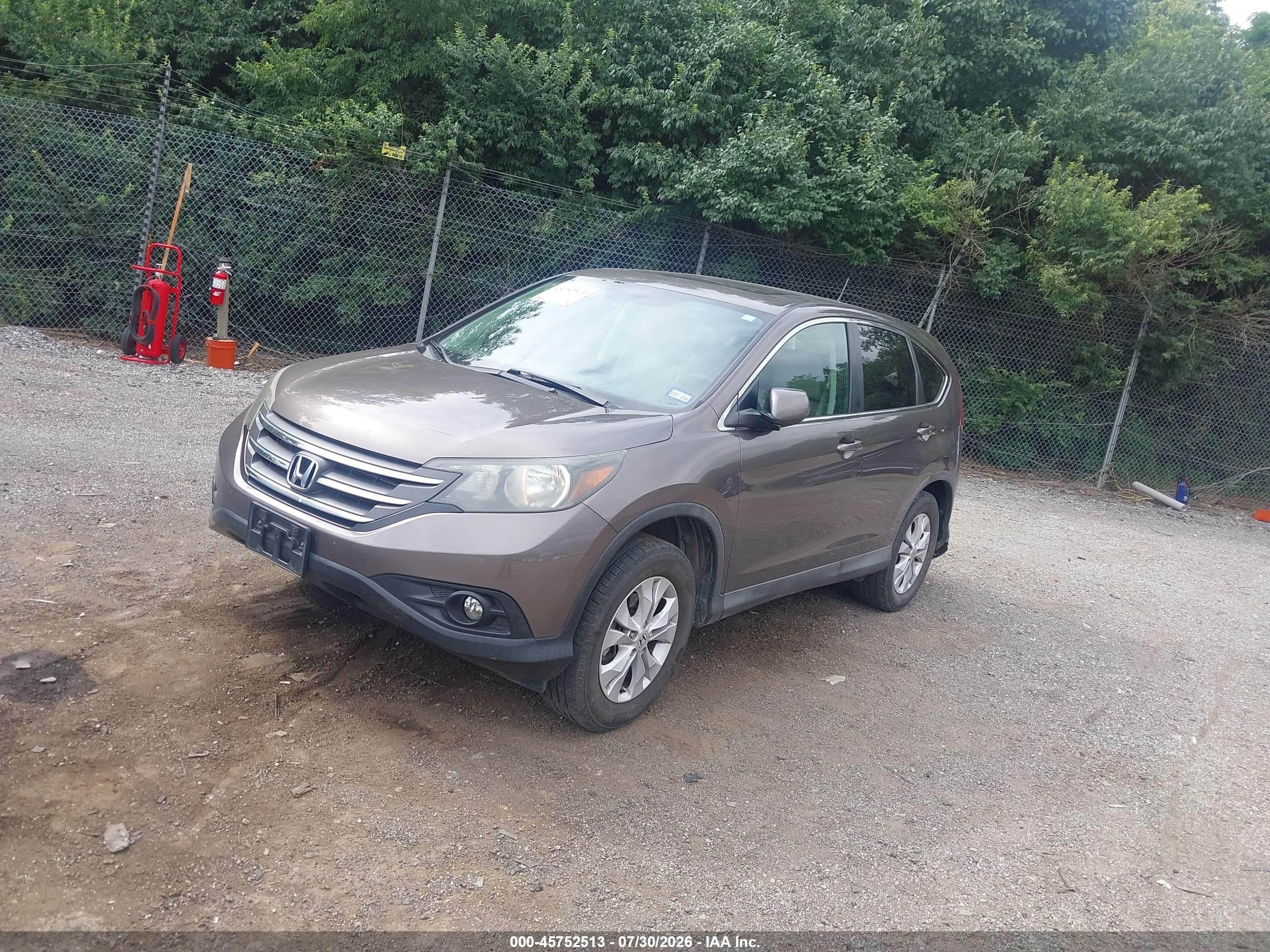 2014 Honda Cr-v Ex Brown vin: 2HKRM3H57EH549489