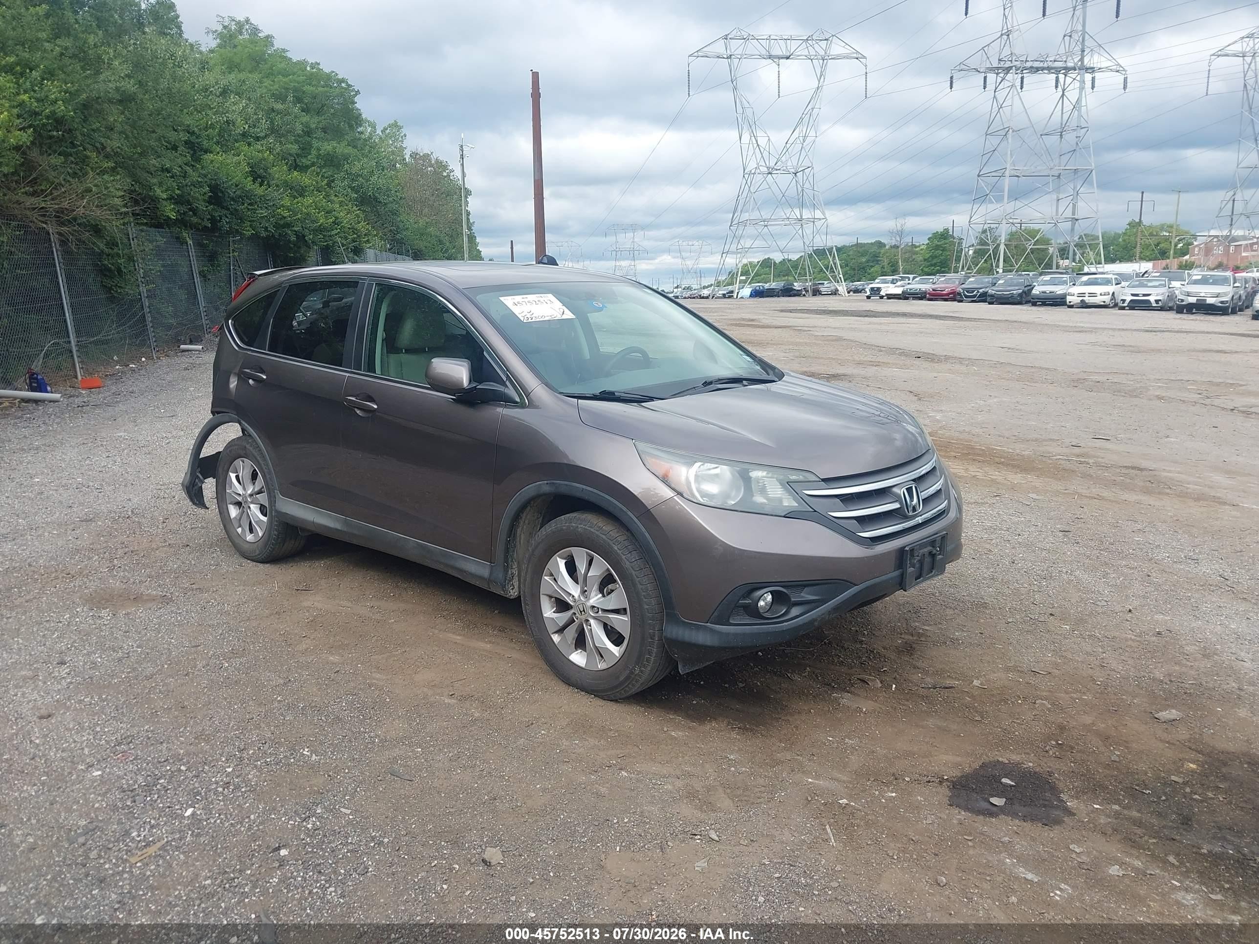2014 Honda Cr-v Ex Коричневый vin: 2HKRM3H57EH549489