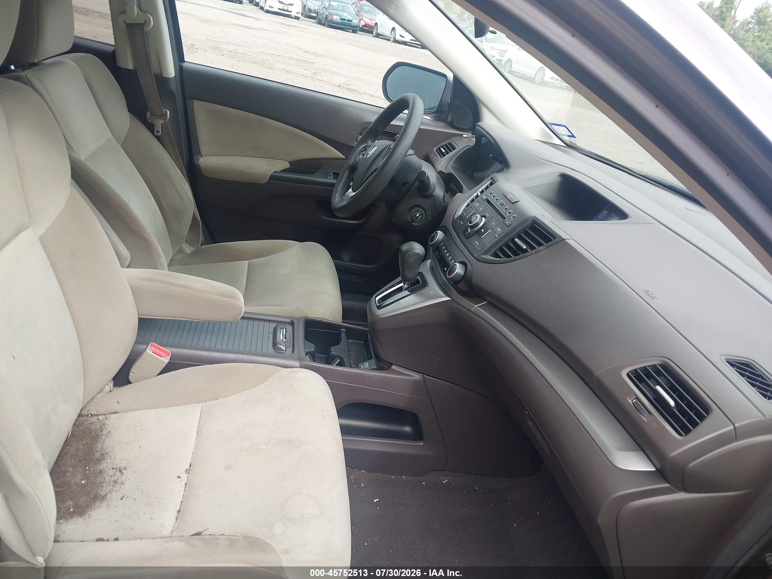 2014 Honda Cr-v Ex Brown vin: 2HKRM3H57EH549489