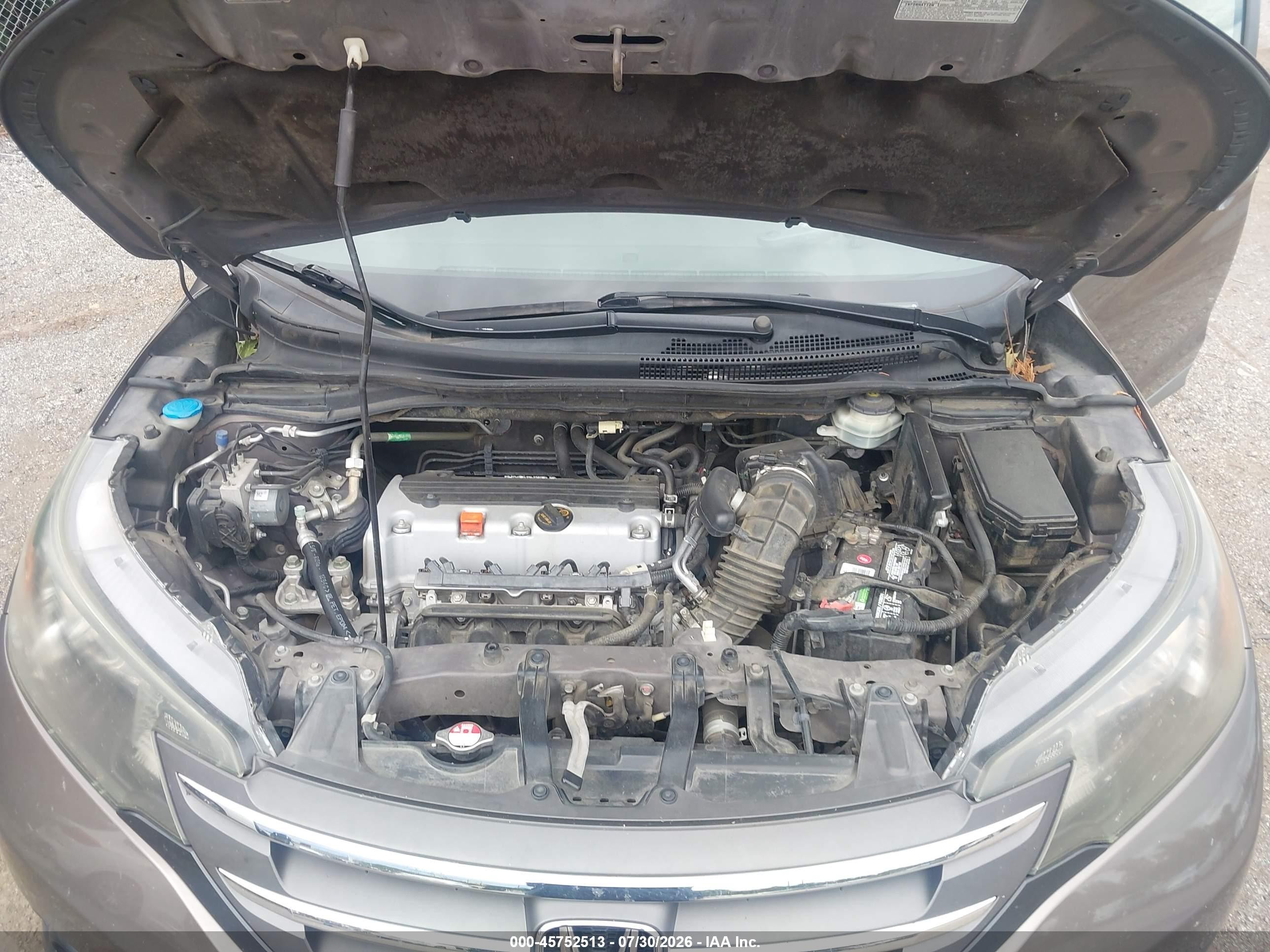 2014 Honda Cr-v Ex Brown vin: 2HKRM3H57EH549489