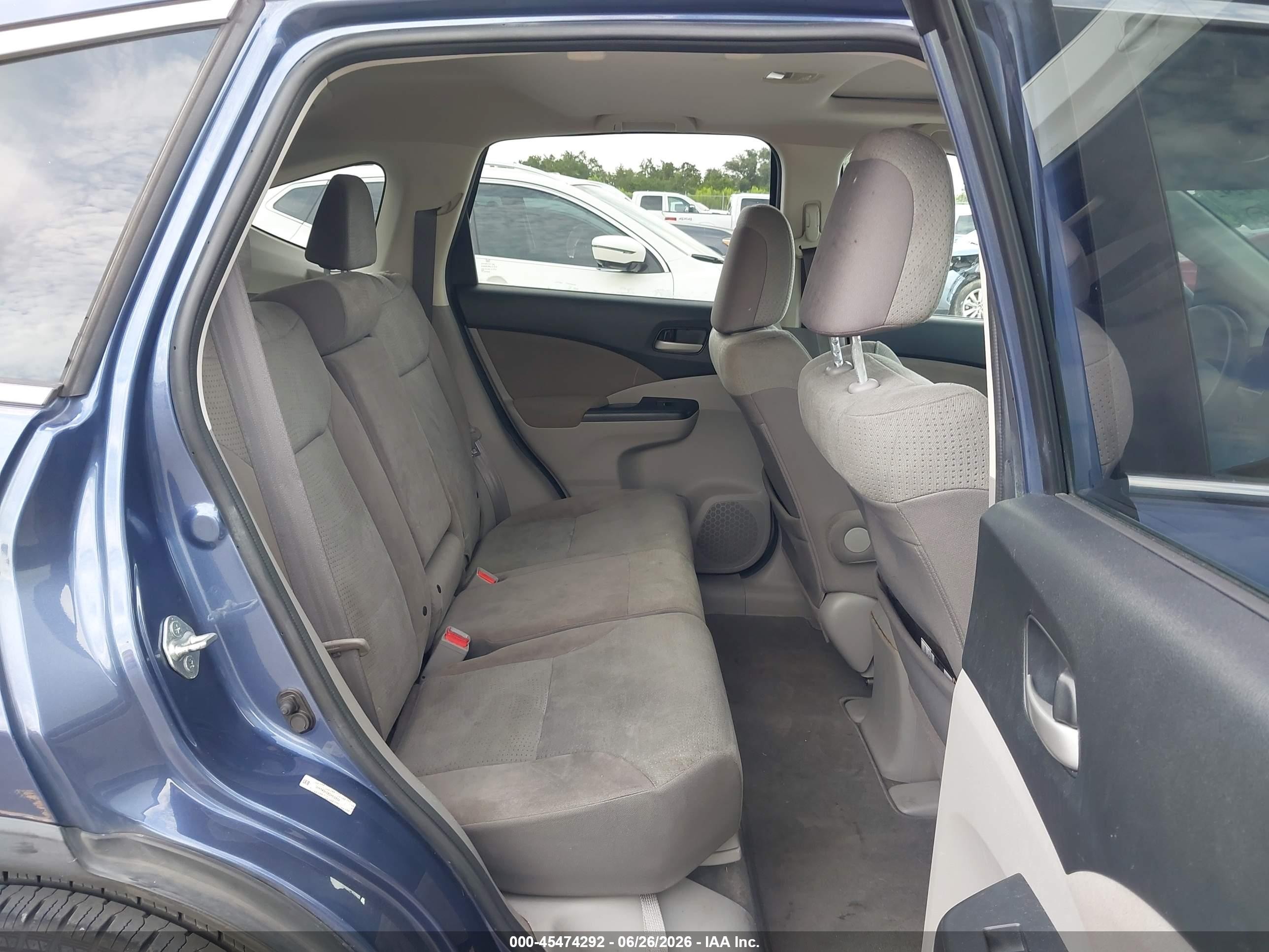 2013 Honda Cr-v Ex Dark Blue vin: 2HKRM3H58DH512854
