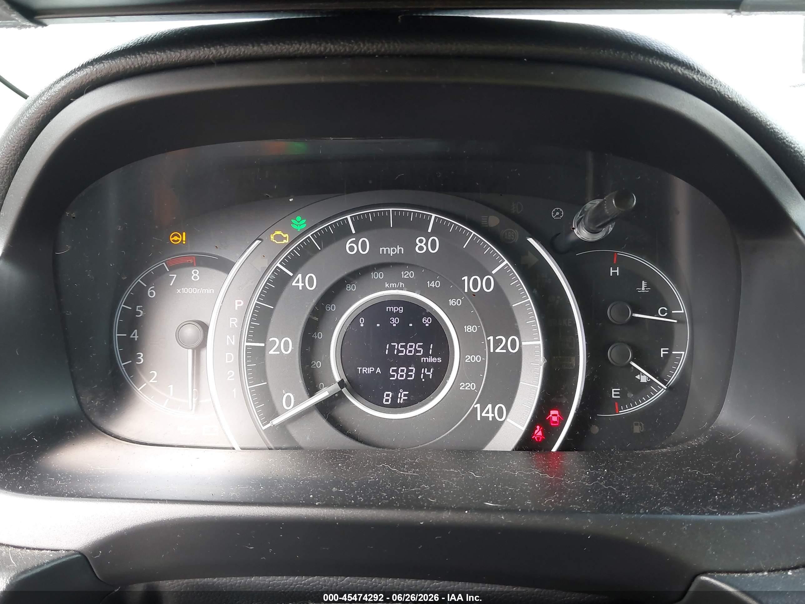 2013 Honda Cr-v Ex Dark Blue vin: 2HKRM3H58DH512854