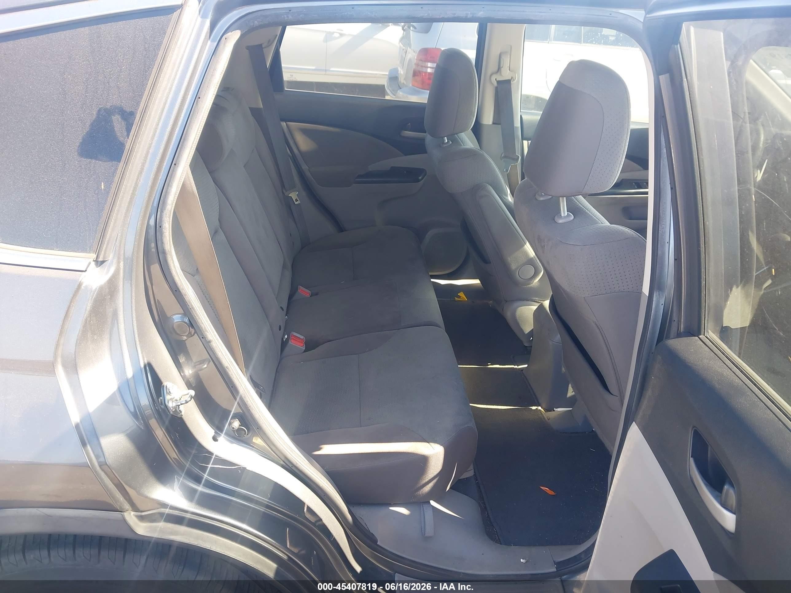 2013 Honda Cr-v Ex Gray vin: 2HKRM3H58DH517570