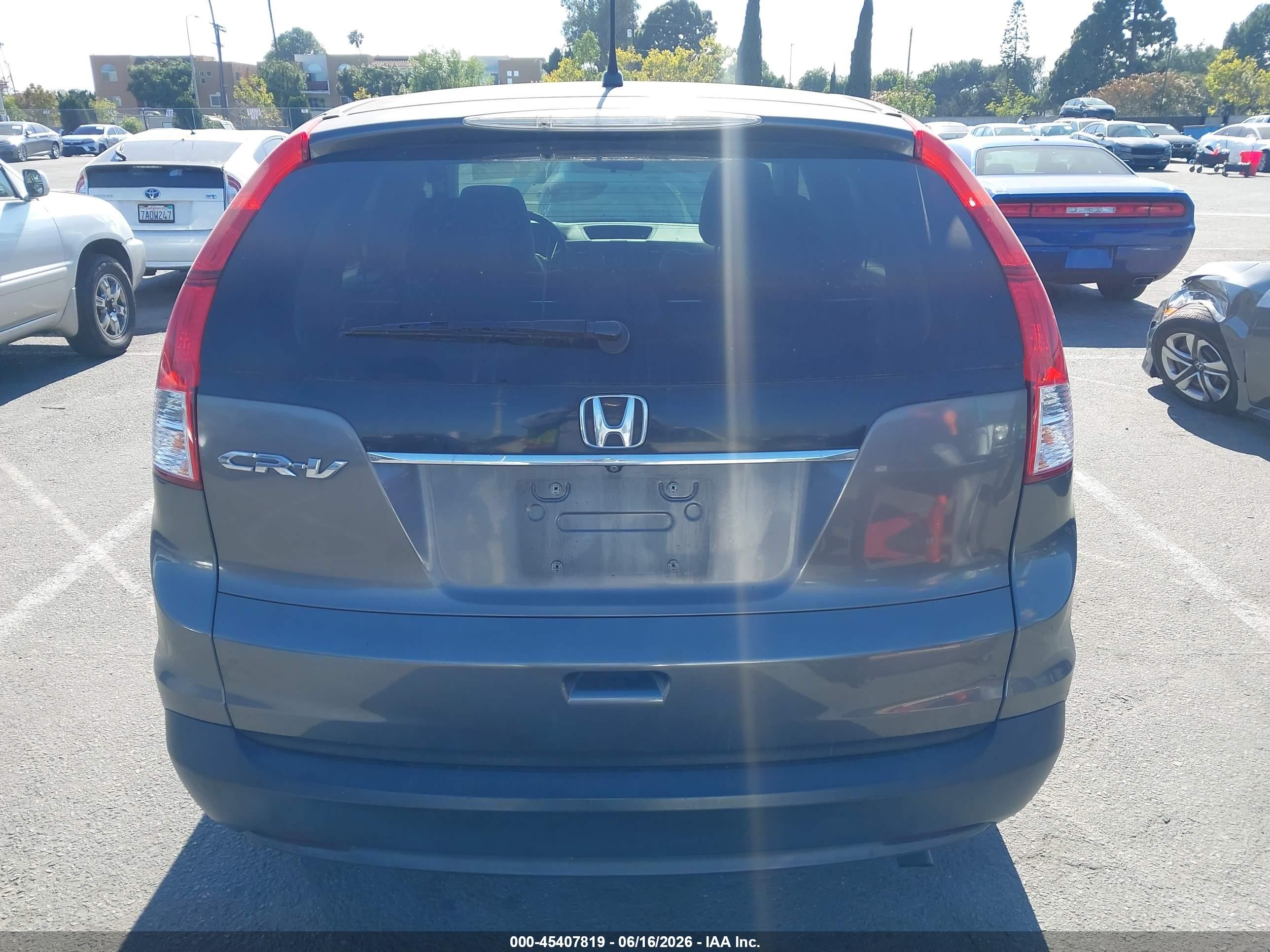 2013 Honda Cr-v Ex Gray vin: 2HKRM3H58DH517570