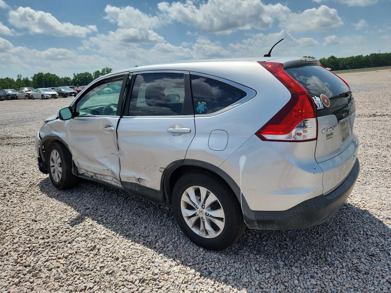 2014 Honda Cr-v Ex Silver vin: 2HKRM3H58EH502021