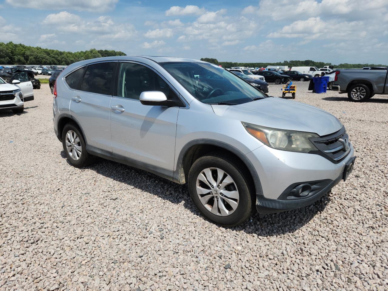 2014 Honda Cr-v Ex Silver vin: 2HKRM3H58EH502021