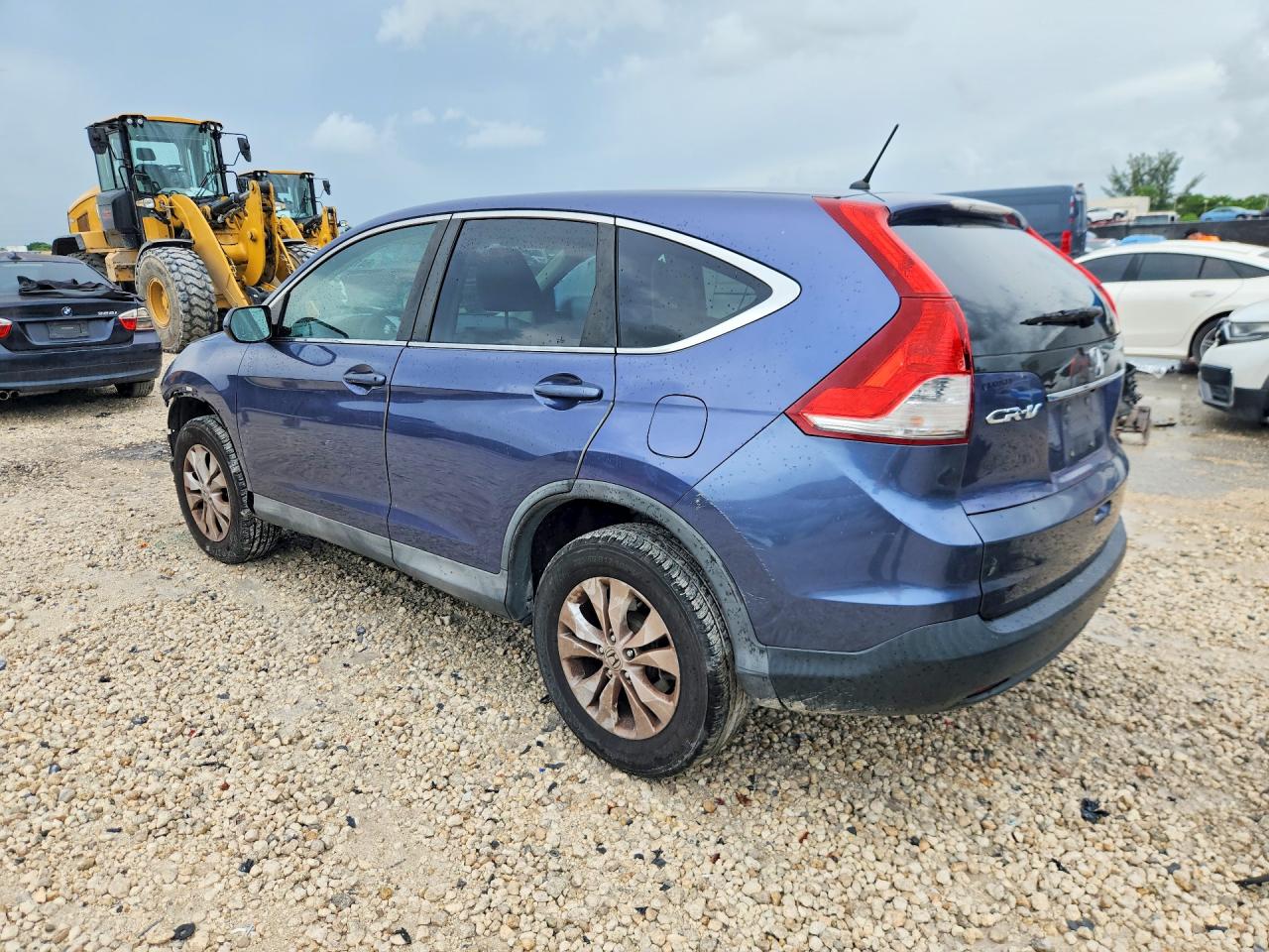 2014 Honda Cr-v Ex Blue vin: 2HKRM3H58EH511172