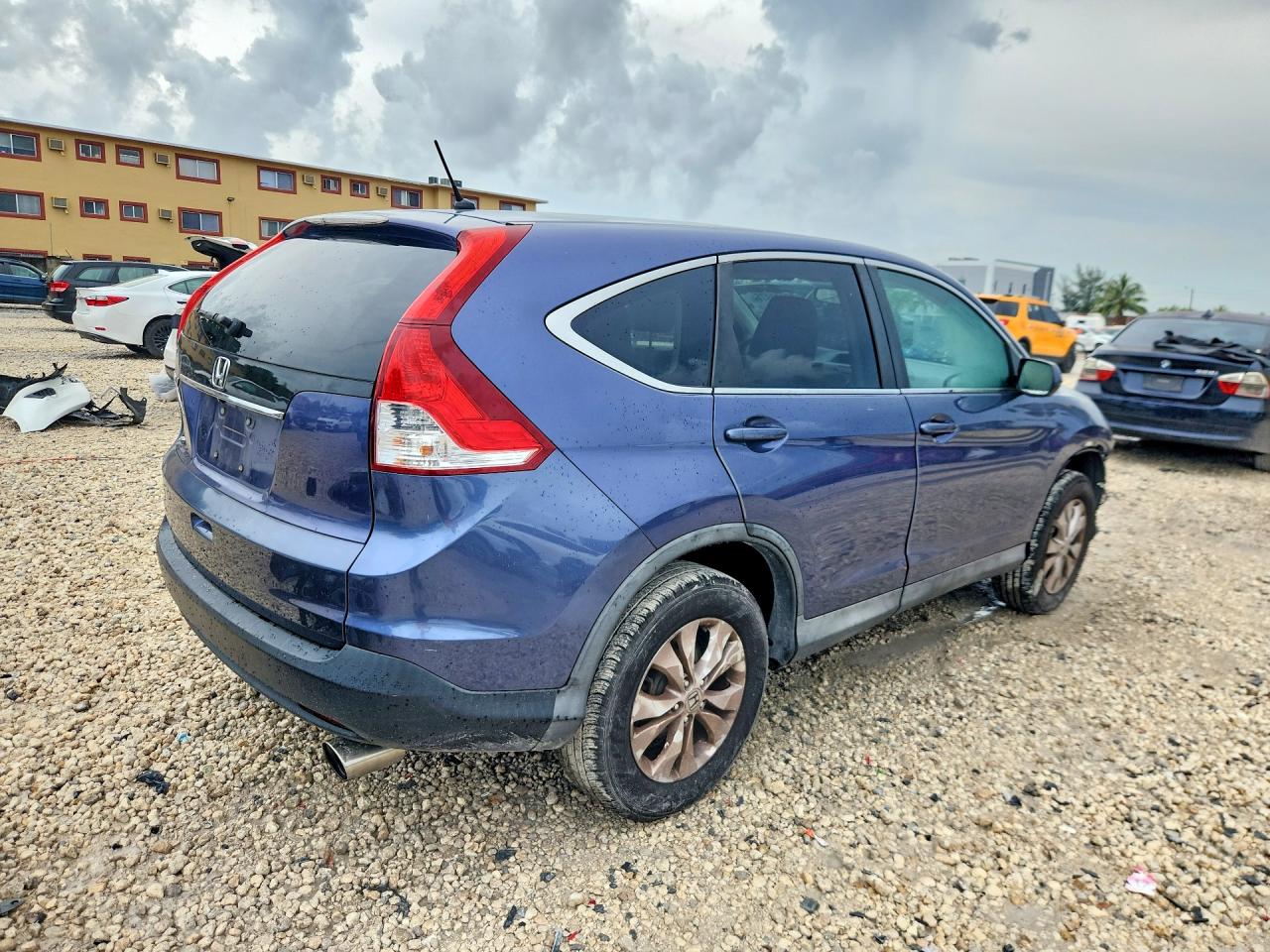 2014 Honda Cr-v Ex Blue vin: 2HKRM3H58EH511172