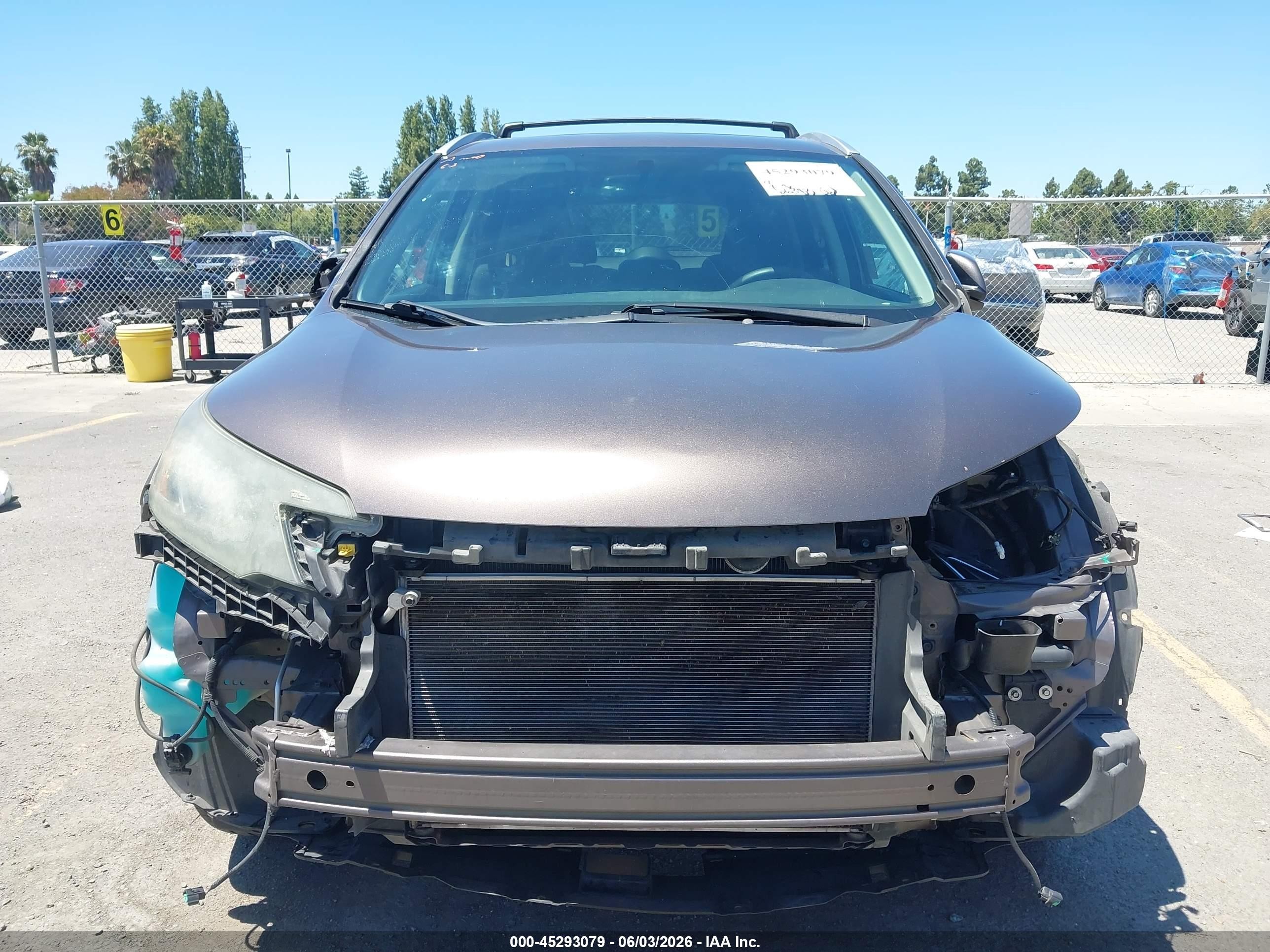 2014 Honda Cr-v Ex Brown vin: 2HKRM3H58EH550828