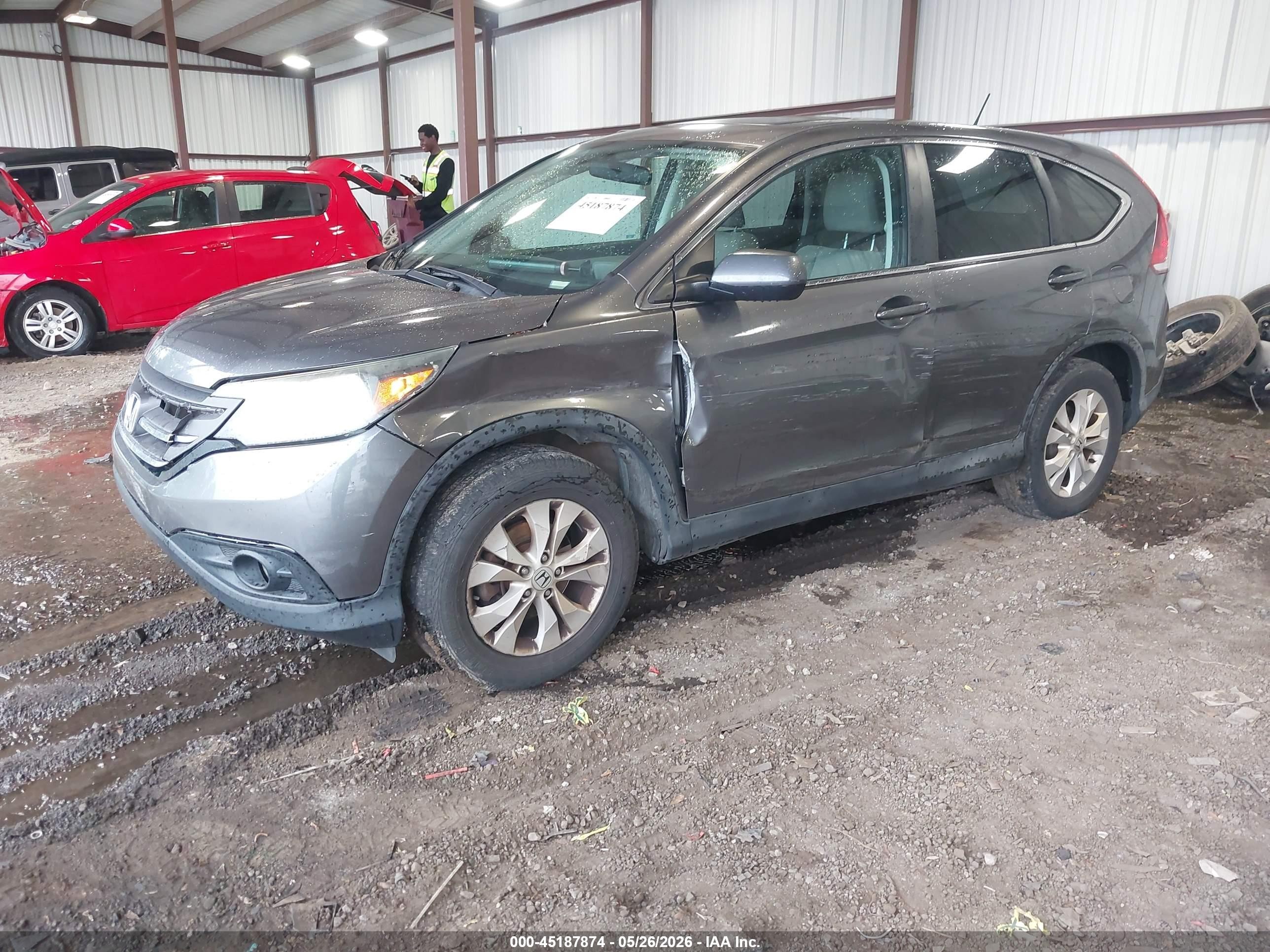 2014 Honda Cr-v Ex Серый vin: 2HKRM3H58EH552417