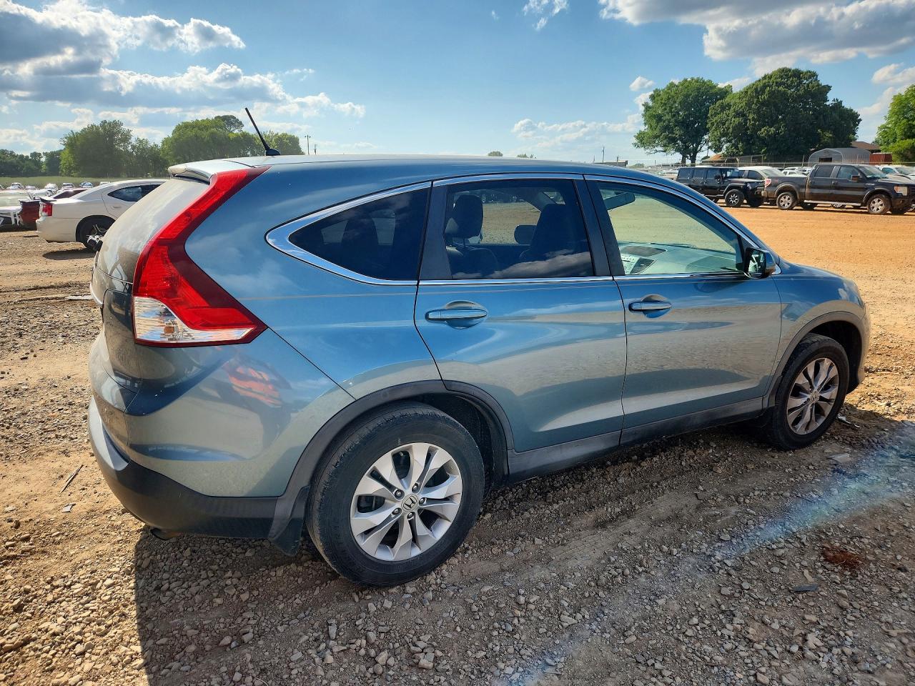 2014 Honda Cr-v Ex Blue vin: 2HKRM3H58EH556483