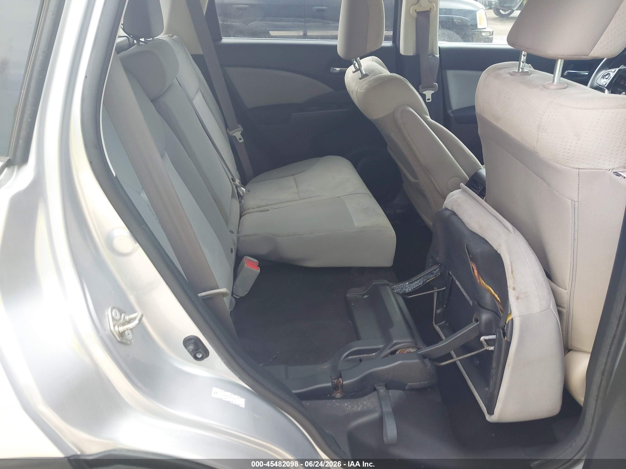 2015 Honda Cr-v Ex Серебряный vin: 2HKRM3H58FH501193