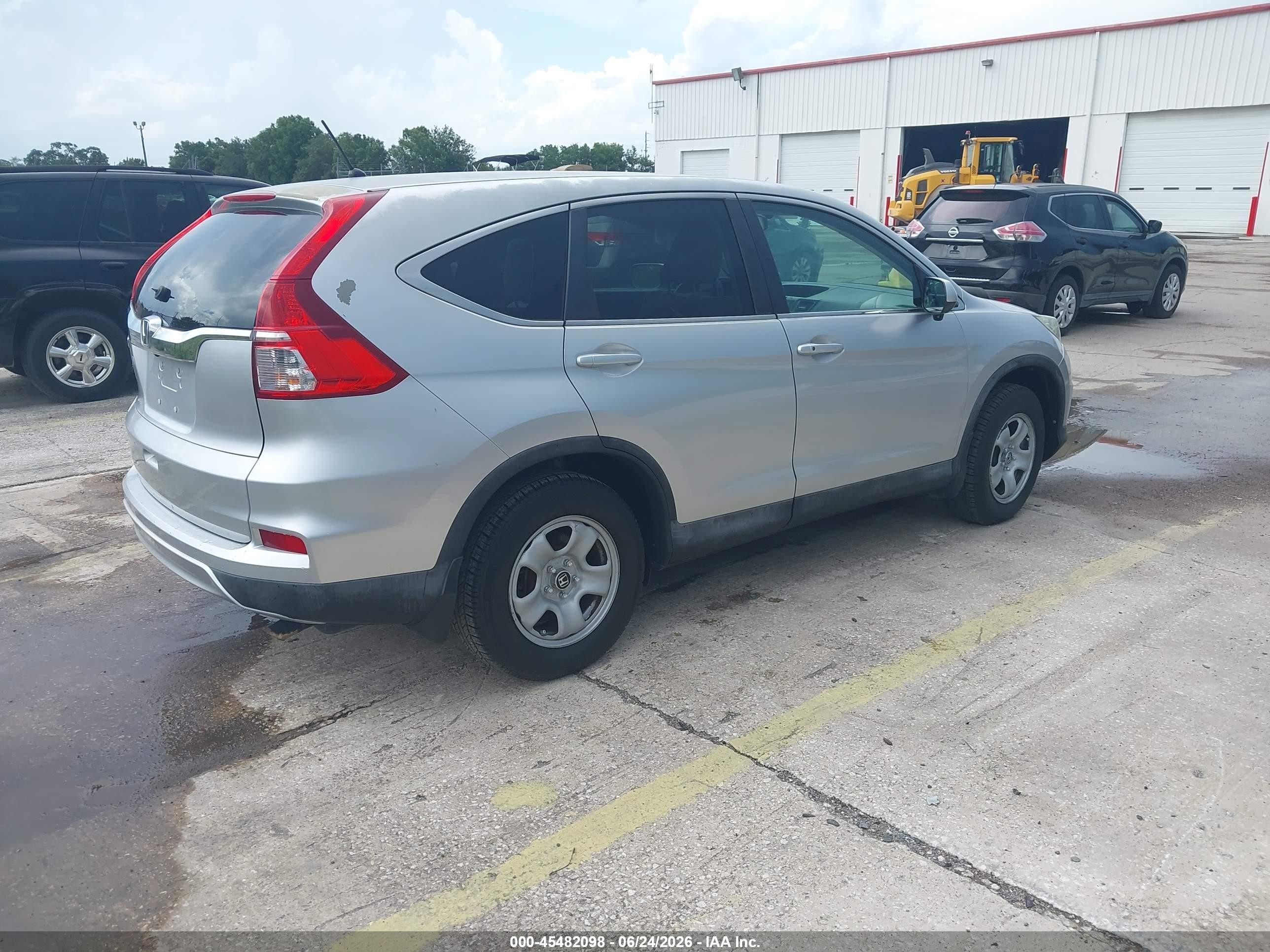 2015 Honda Cr-v Ex Серебряный vin: 2HKRM3H58FH501193