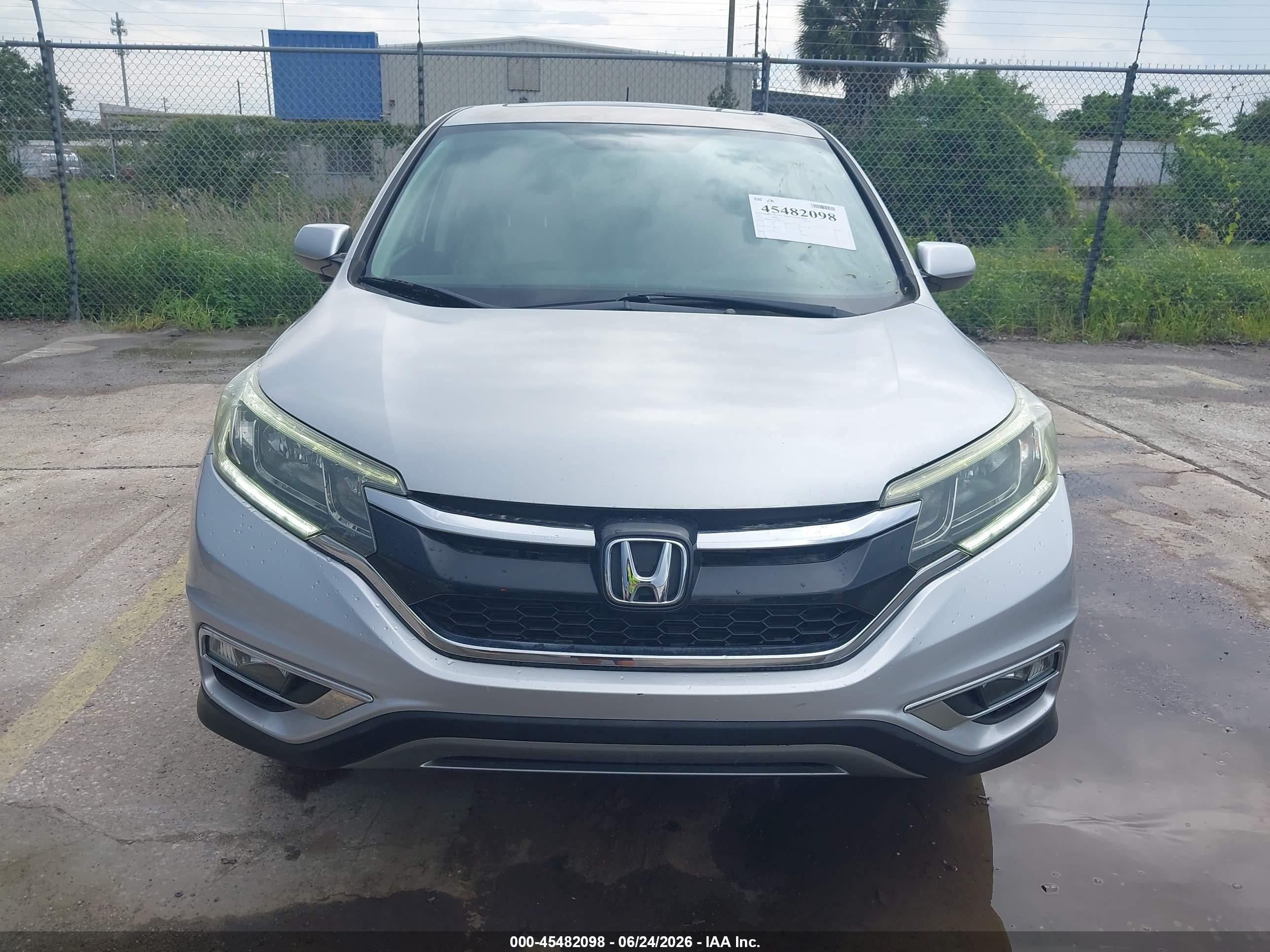 2015 Honda Cr-v Ex Серебряный vin: 2HKRM3H58FH501193
