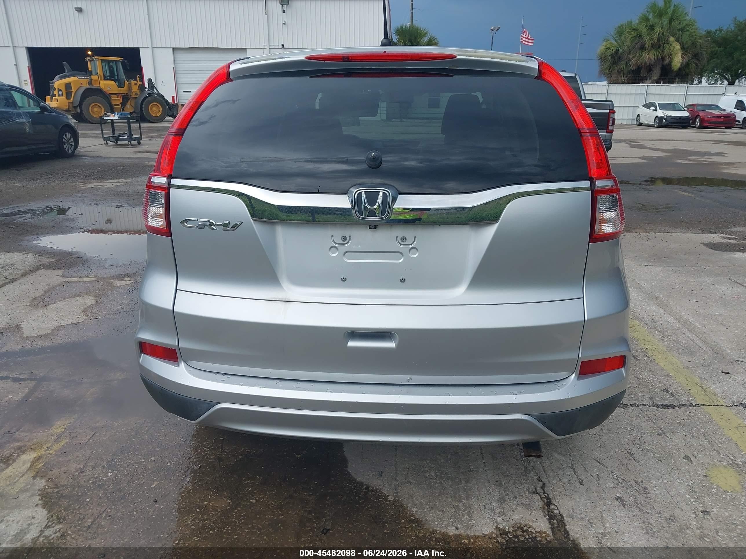 2015 Honda Cr-v Ex Серебряный vin: 2HKRM3H58FH501193