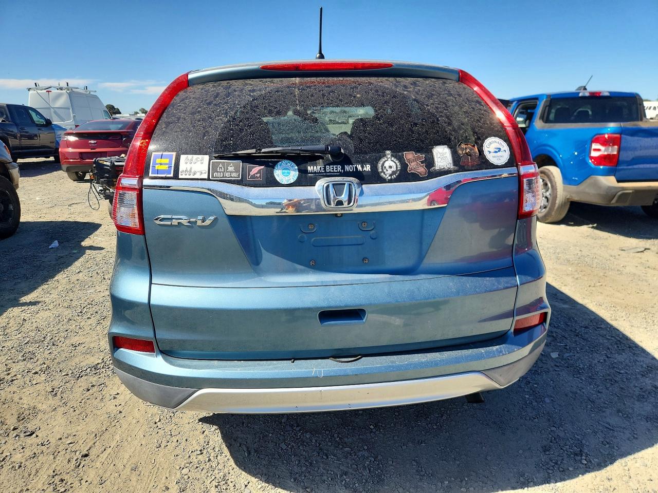 2015 Honda Cr-v Ex Teal vin: 2HKRM3H58FH507317