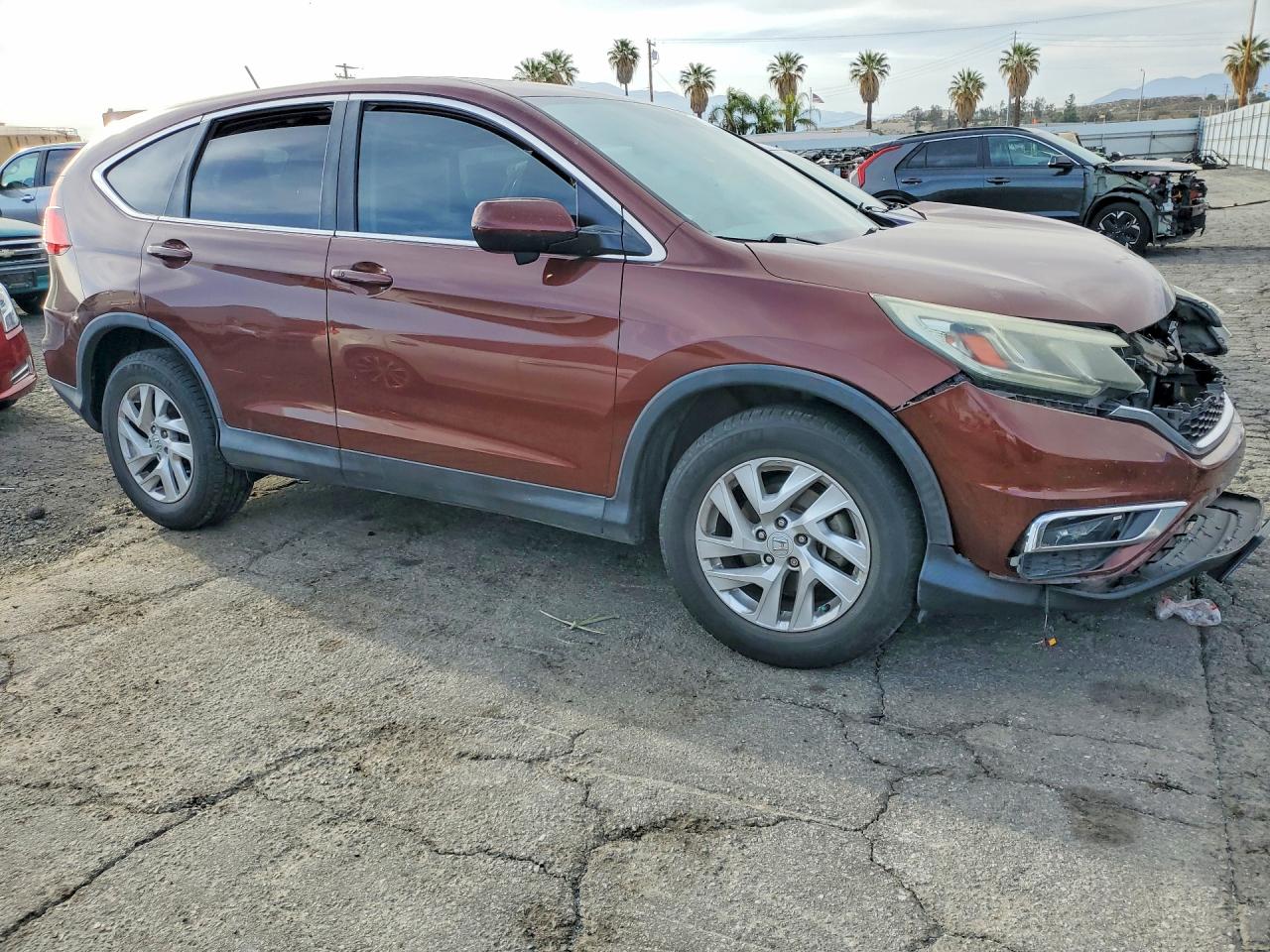 2015 Honda Cr-v Ex Brown vin: 2HKRM3H58FH511268