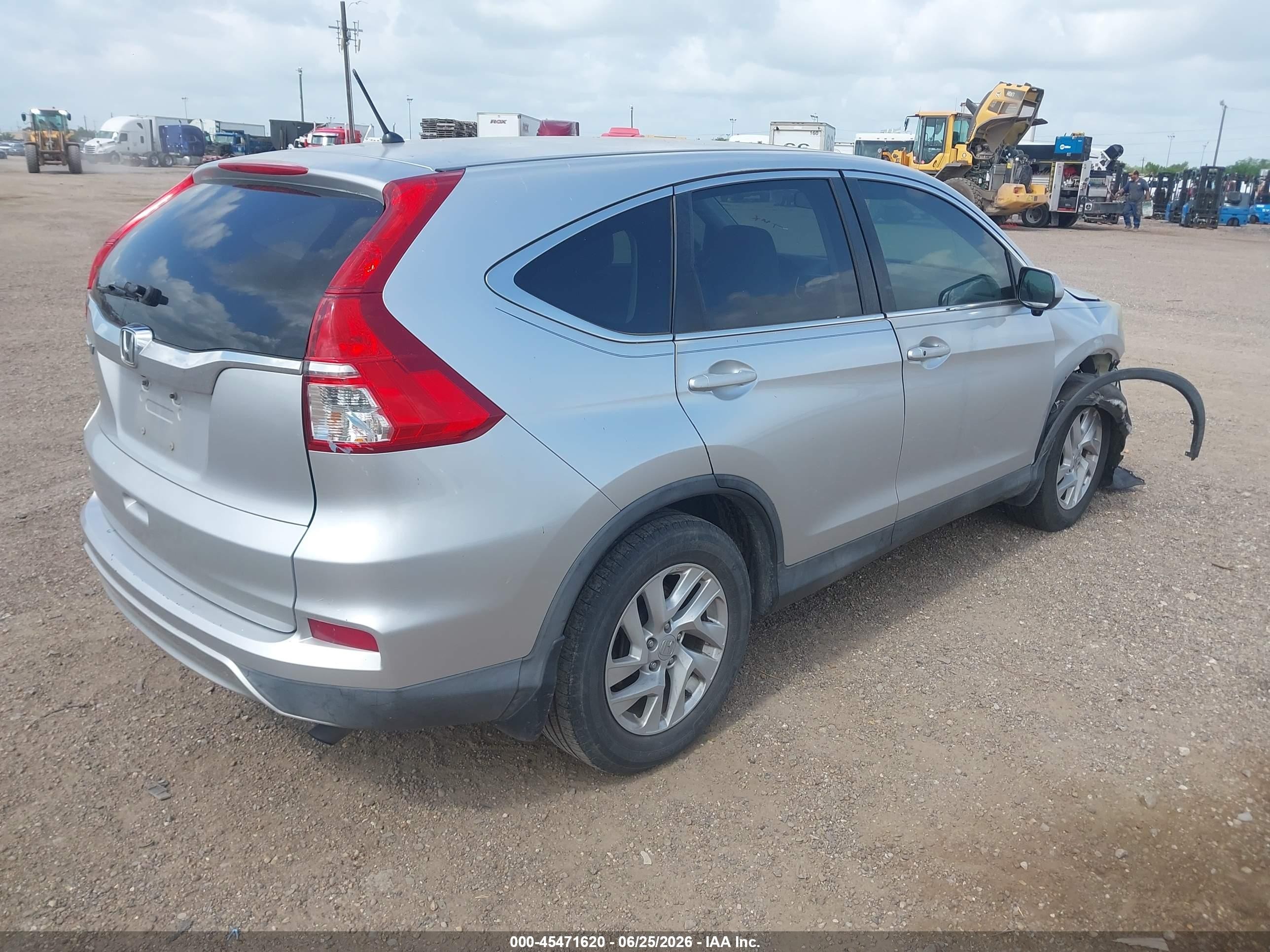 2015 Honda Cr-v Ex Серый vin: 2HKRM3H58FH517622