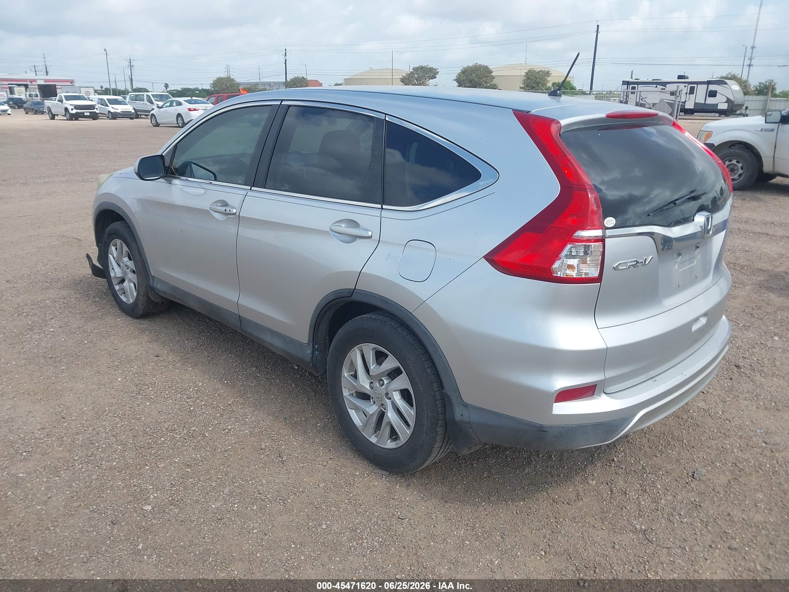 2015 Honda Cr-v Ex Серый vin: 2HKRM3H58FH517622
