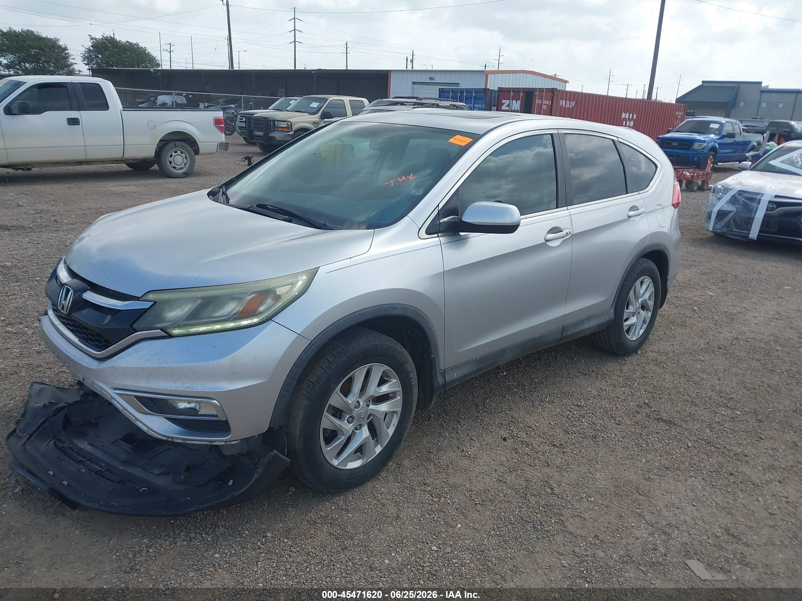 2015 Honda Cr-v Ex Серый vin: 2HKRM3H58FH517622