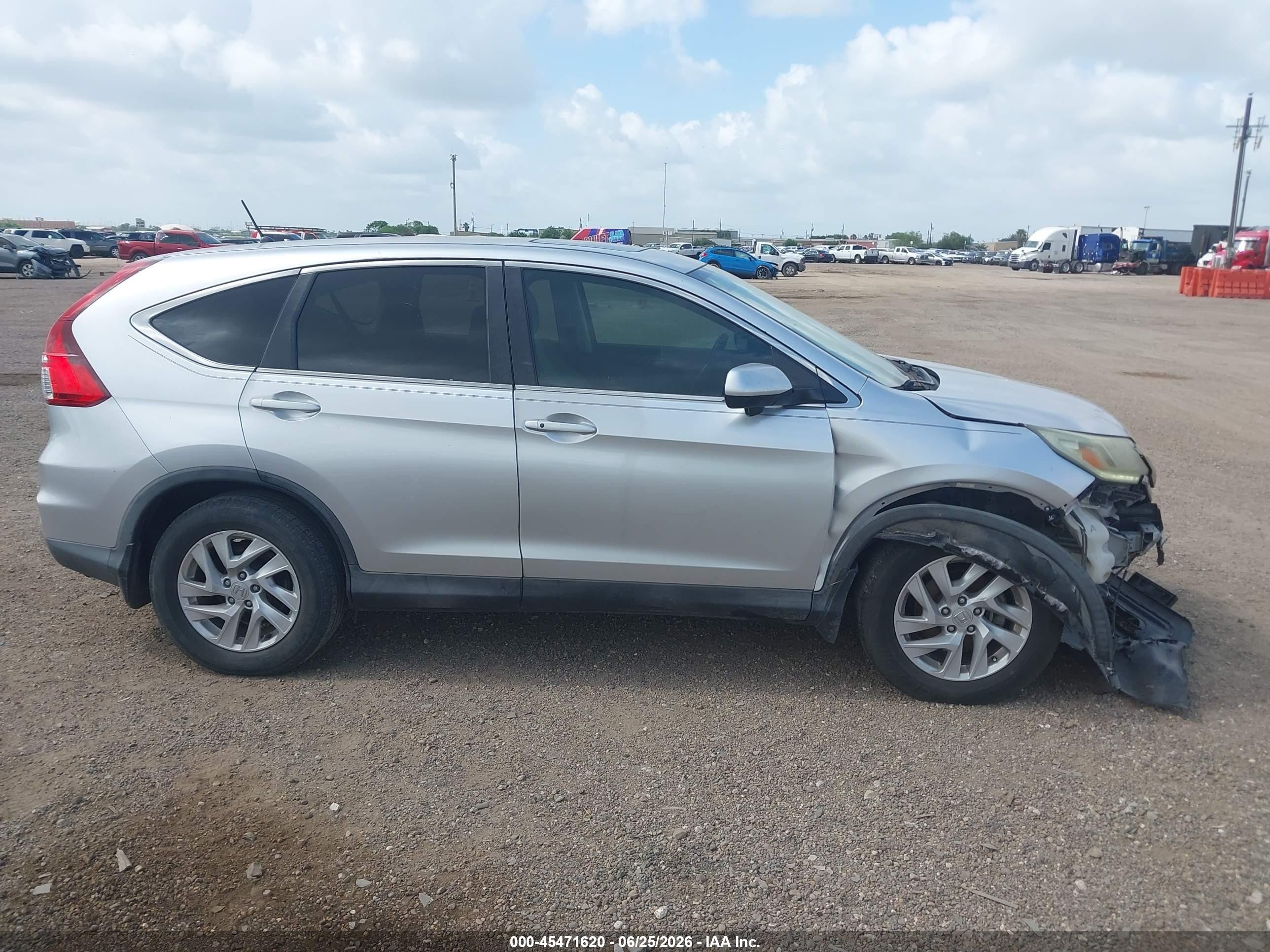 2015 Honda Cr-v Ex Серый vin: 2HKRM3H58FH517622
